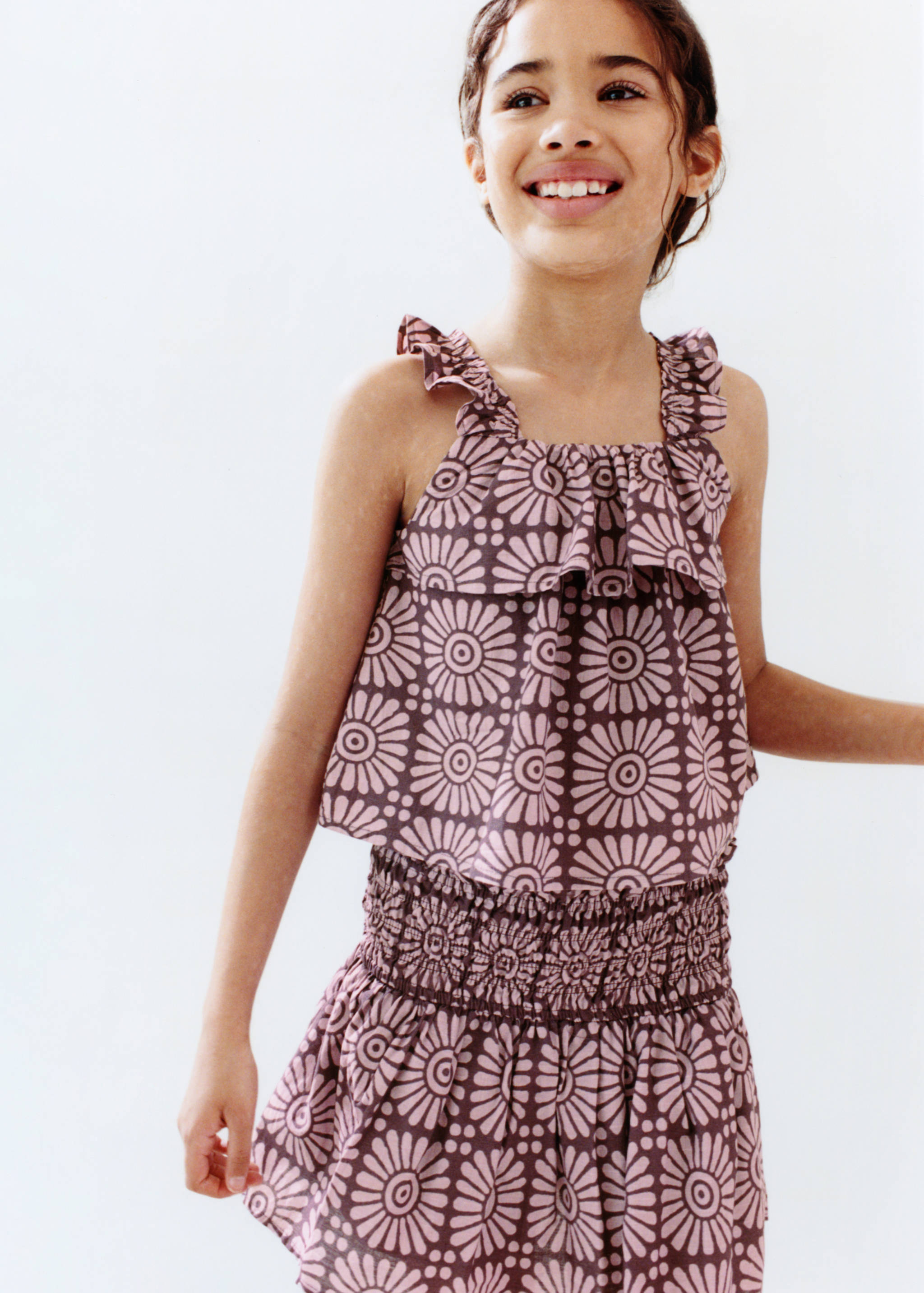 Юбка с принтом и воланами - Деталь изделия 5