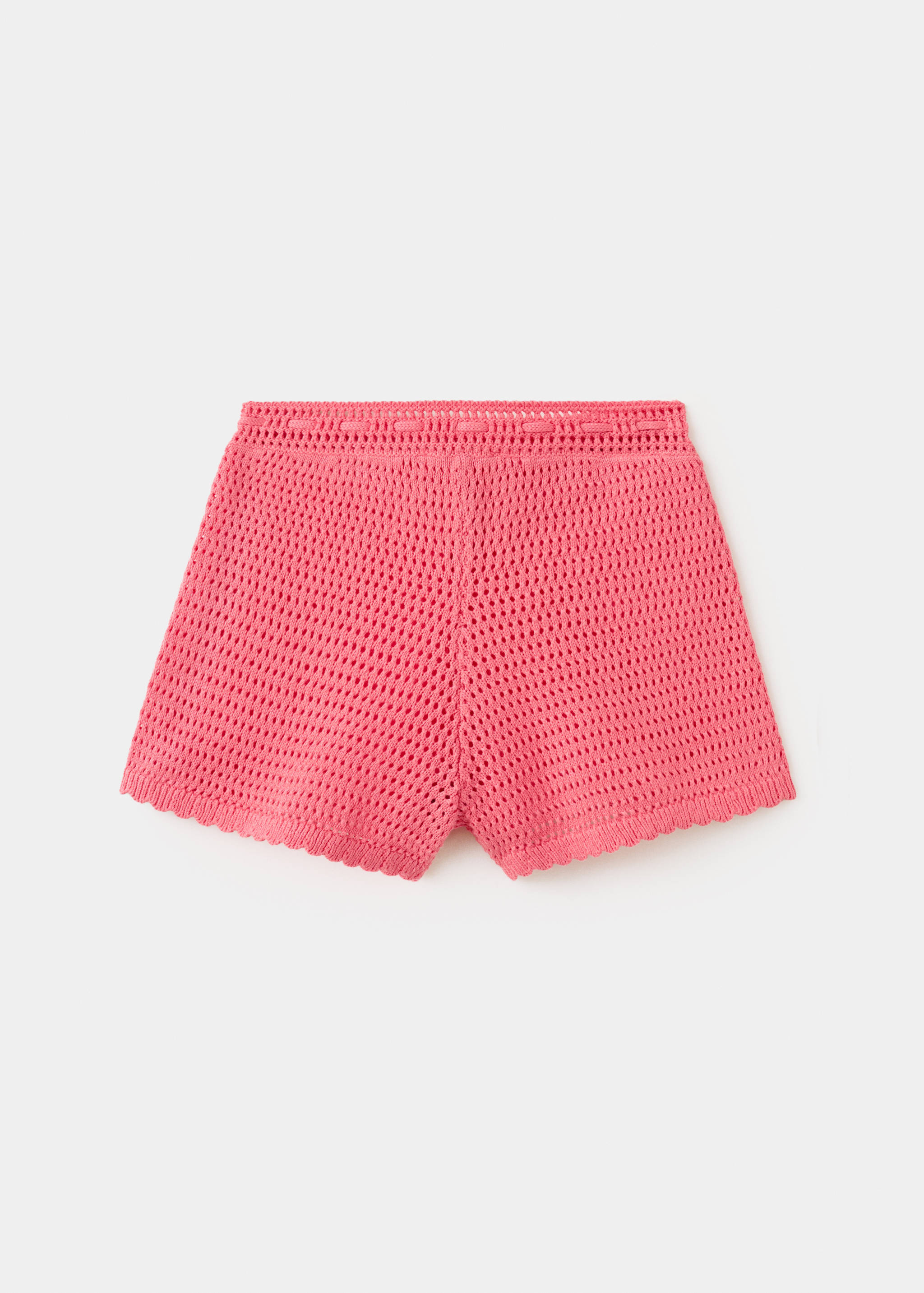 Crochet shorts - Reverse of the article