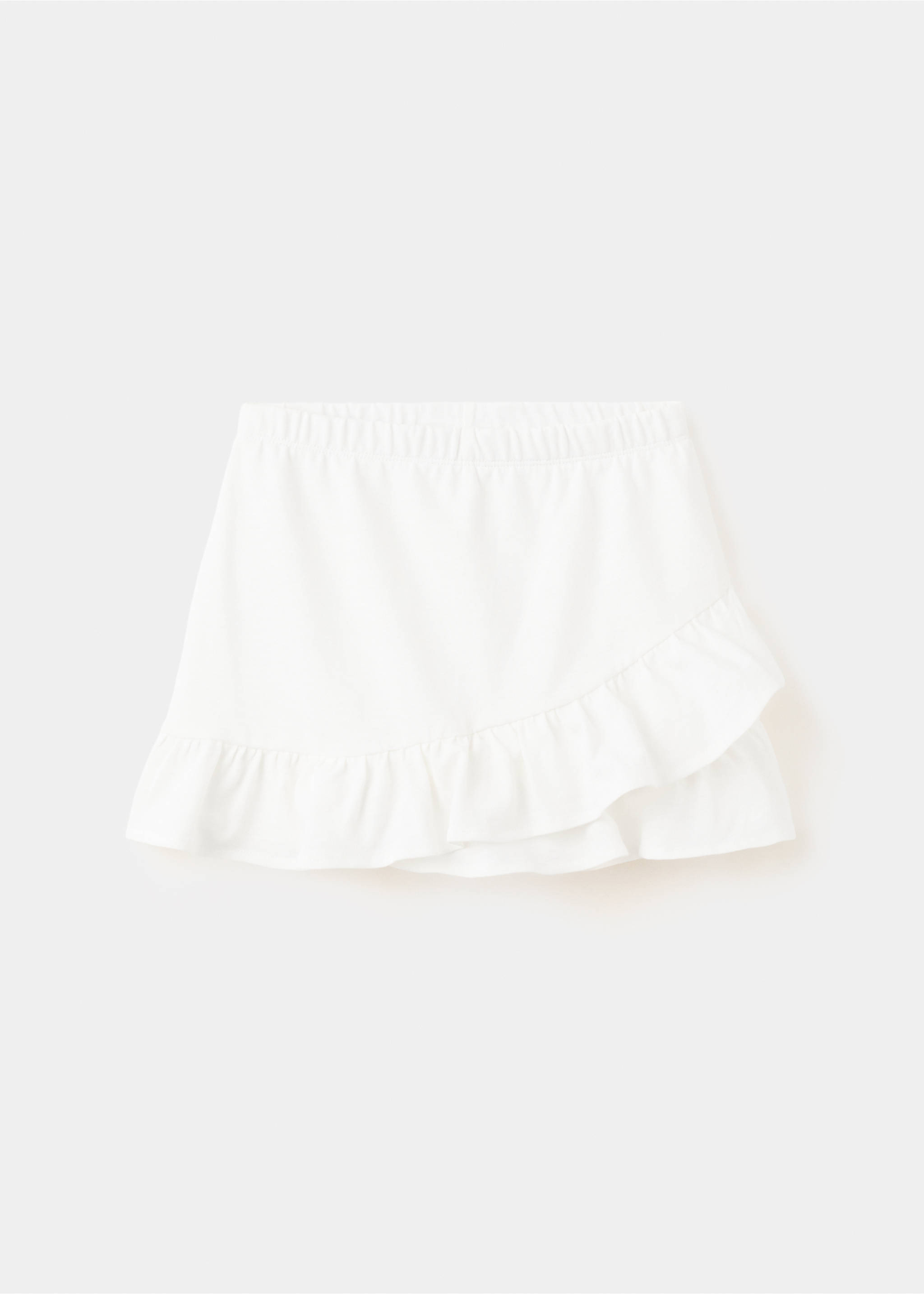 Falda pantalón volantes - Artículo sin modelo, Blanco roto. Ref: 27077929-00.