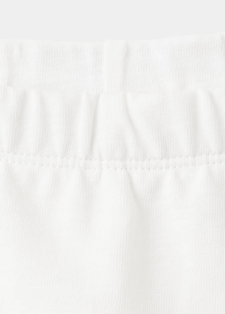 Ruffled trouser skirt — Off White