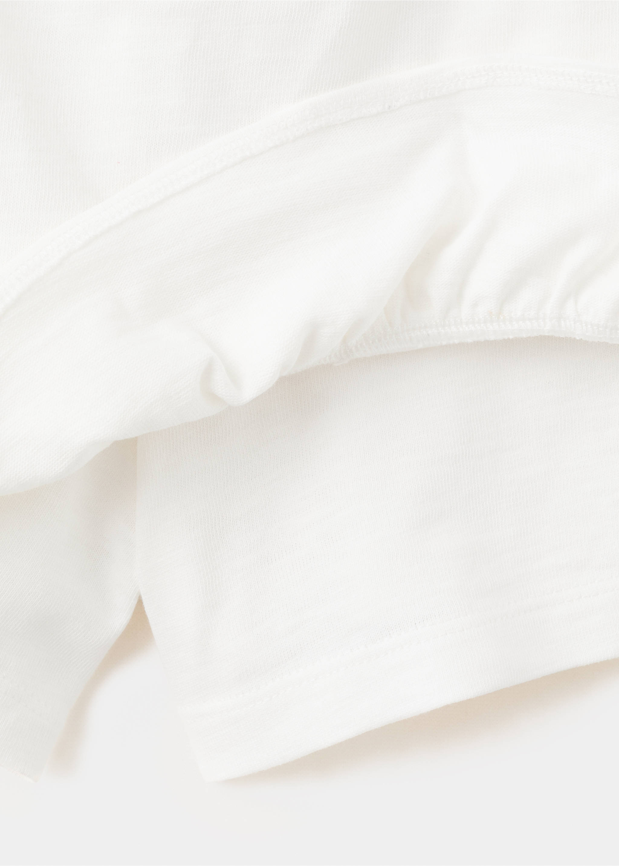 Falda pantalón volantes - Detalle del artículo 0, Blanco roto. Ref: 27077929-00.