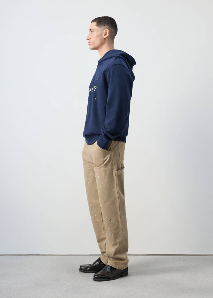 Regular fit splatter effect jeans — Beige