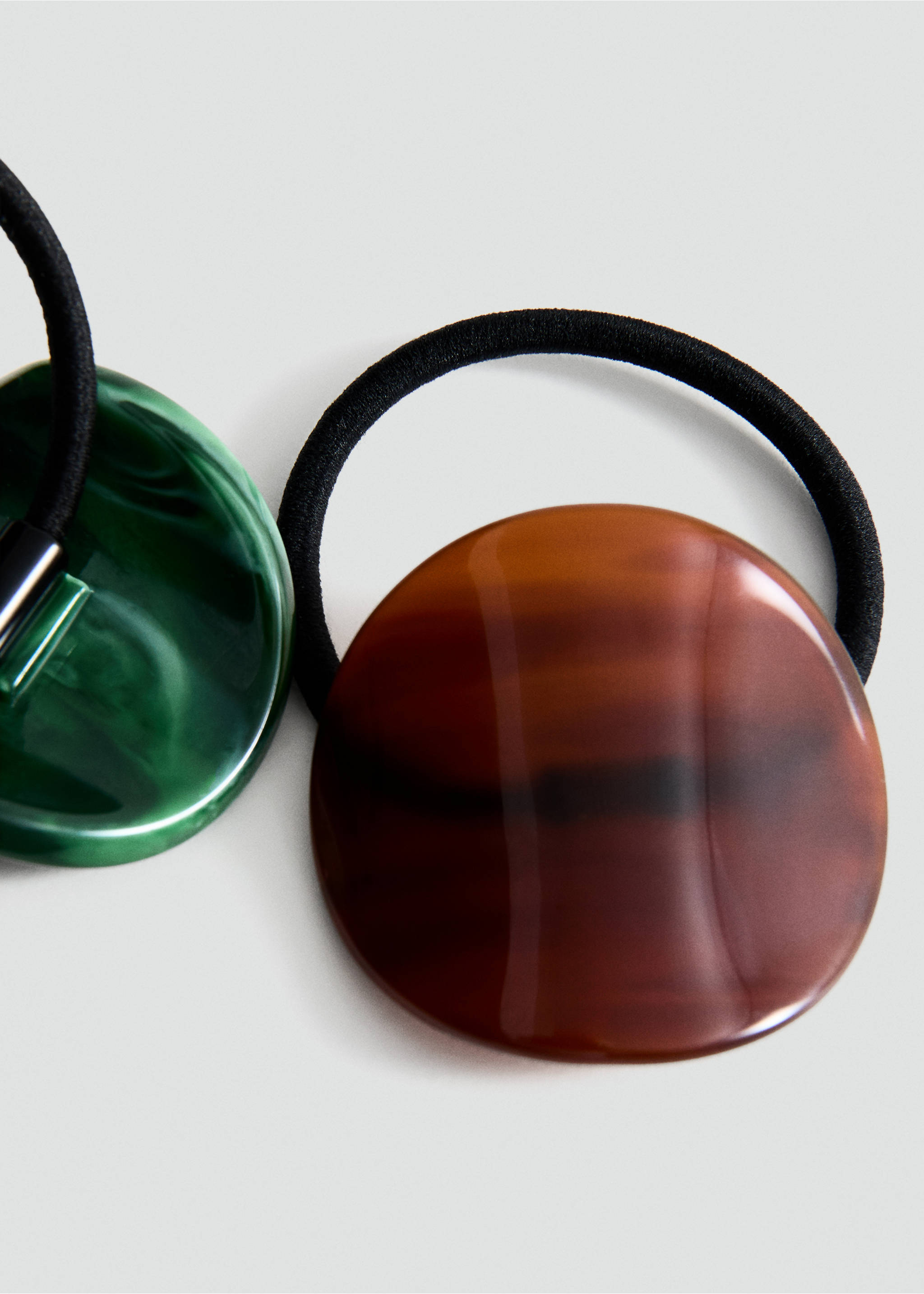 Pack 2 gomas pelo - Plano medio, Marrón. Ref: 27077931-00.