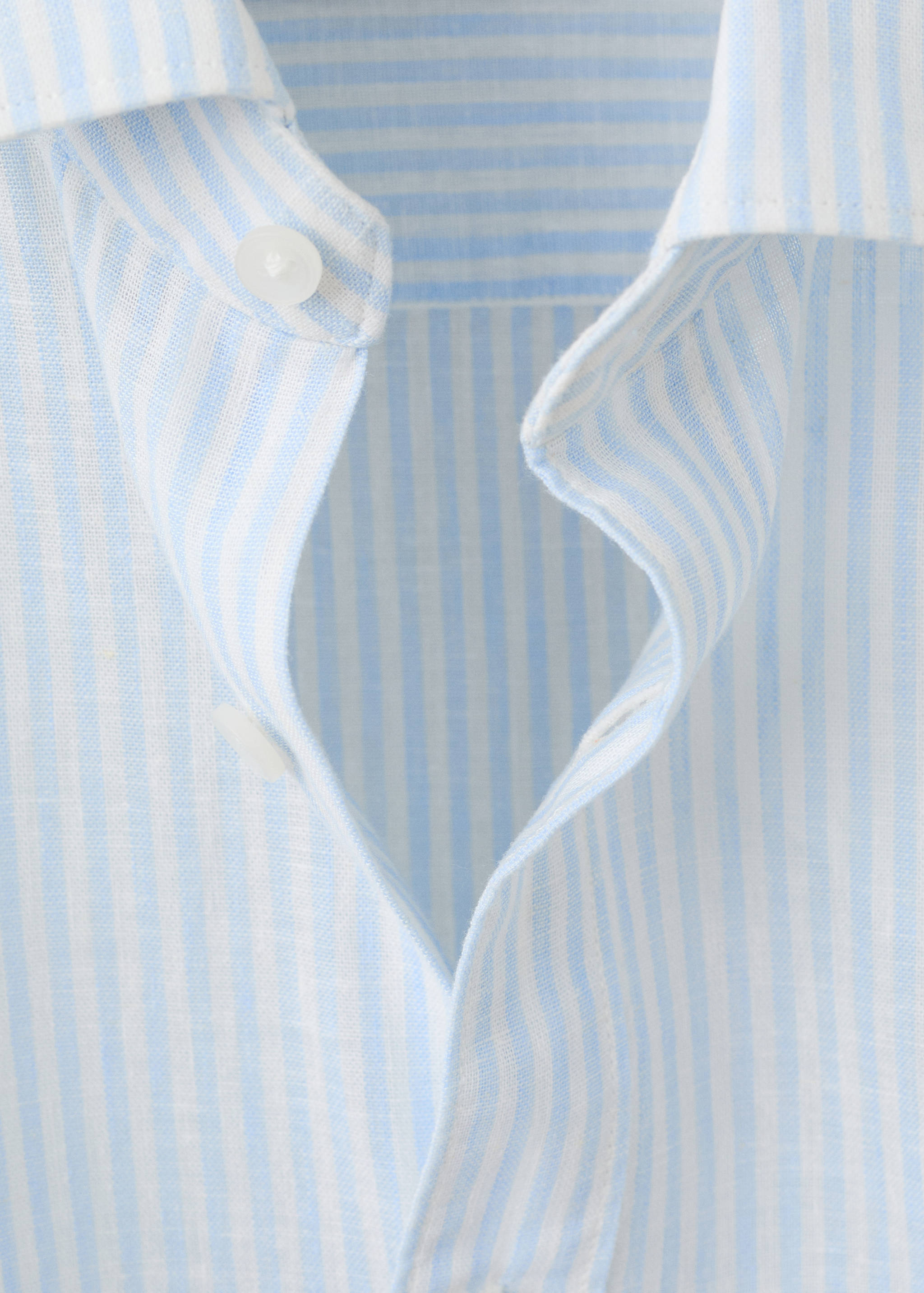 Cotton linen-blend regular-fit shirt - Details of the article 8
