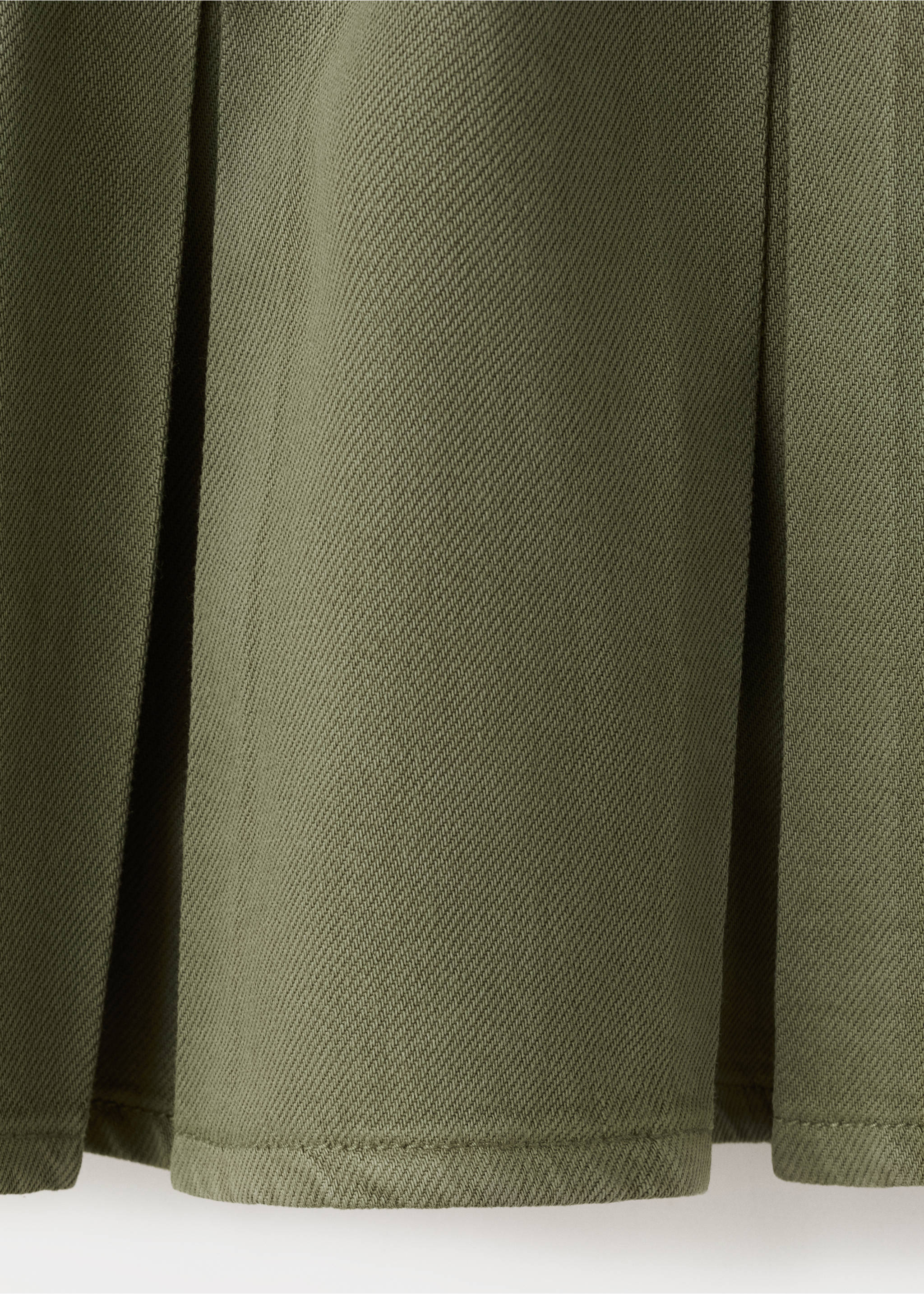 تنورة بليسيه من القطن والليوسيل - تفاصيل المنتج 0, أسمر ضارب إلى الصفرة. Ref: 27077935-00.