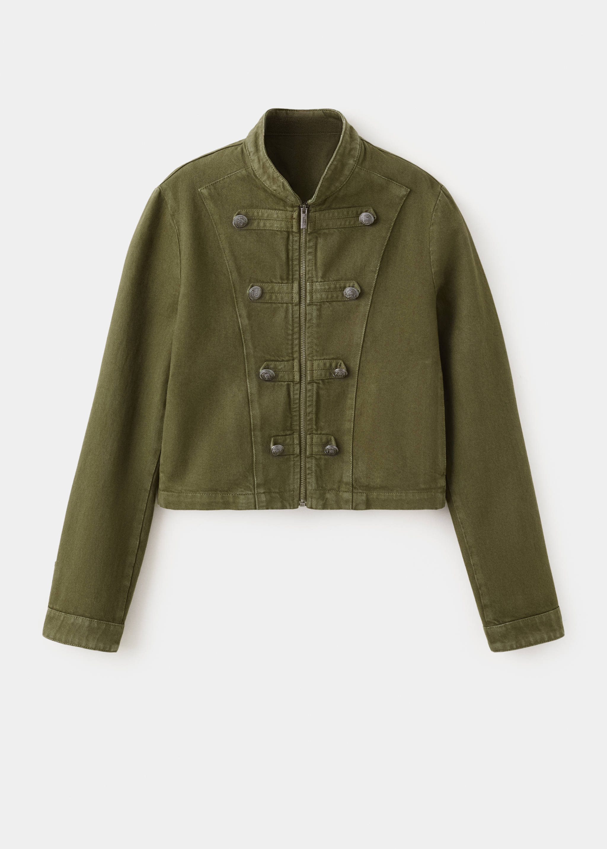 Denim jacket with buttons - Article without model