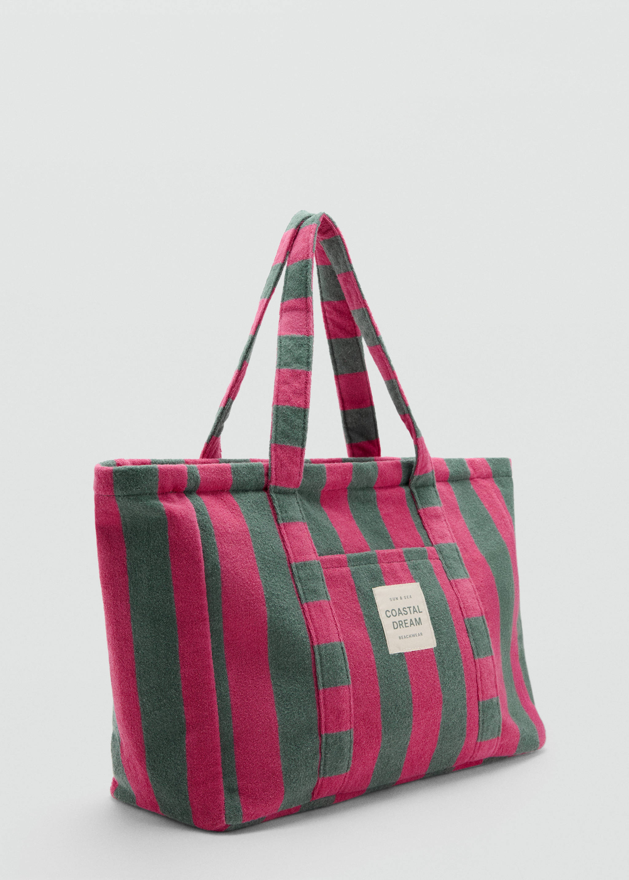 Striped maternity bag - رؤية وسط