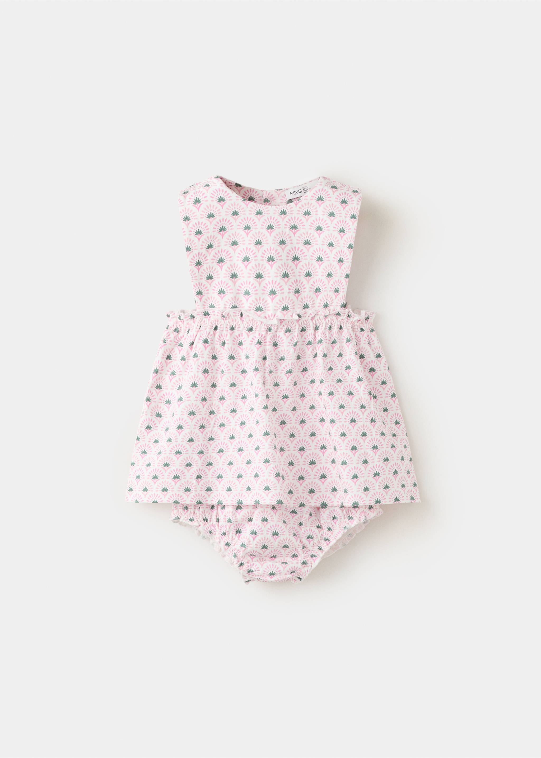 Printed dress and nappy cover - Article without model, Off White. Ref: 27078262-00.