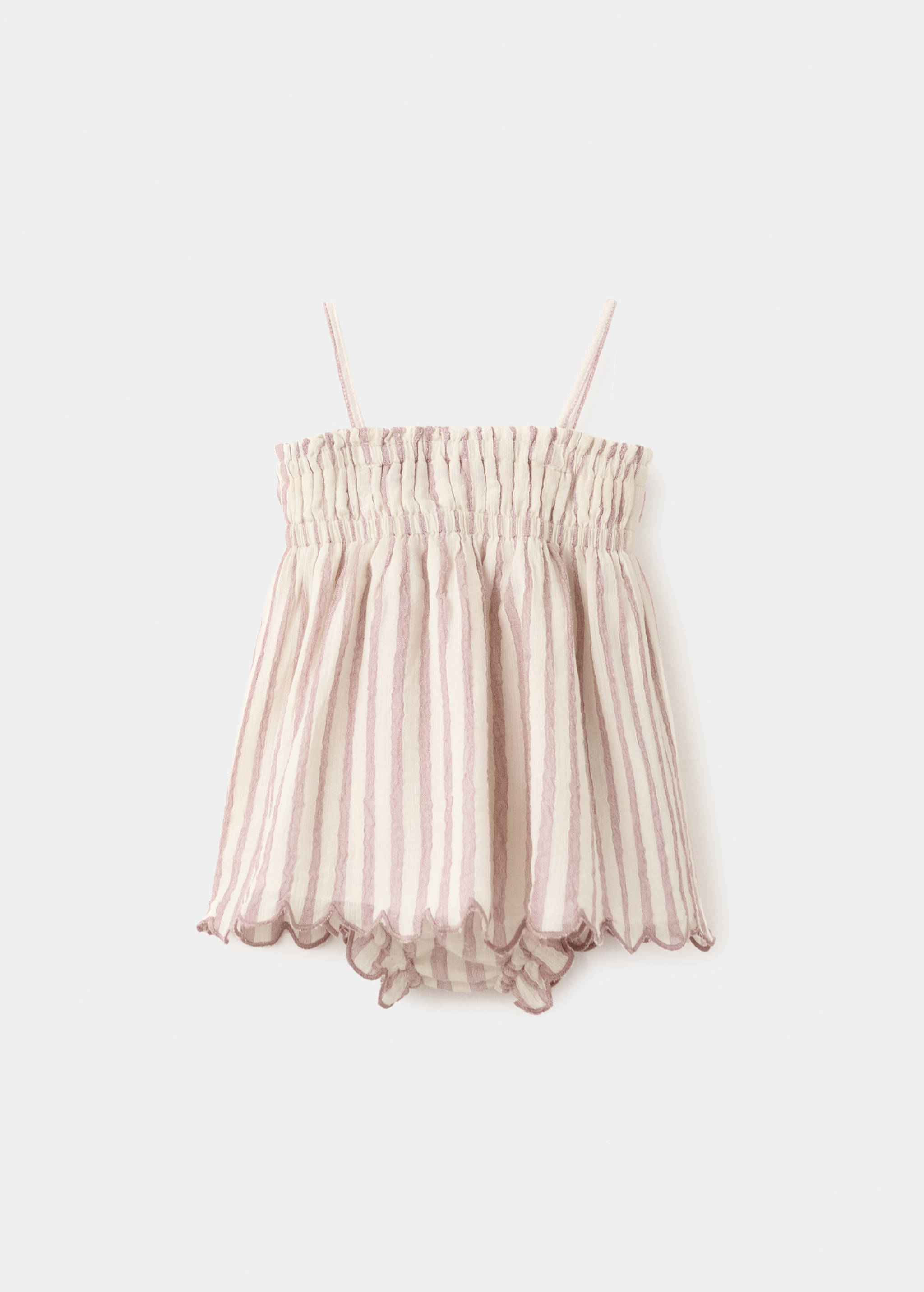 فستان وبدلة مخططة - الجهة الخلفية للمنتج