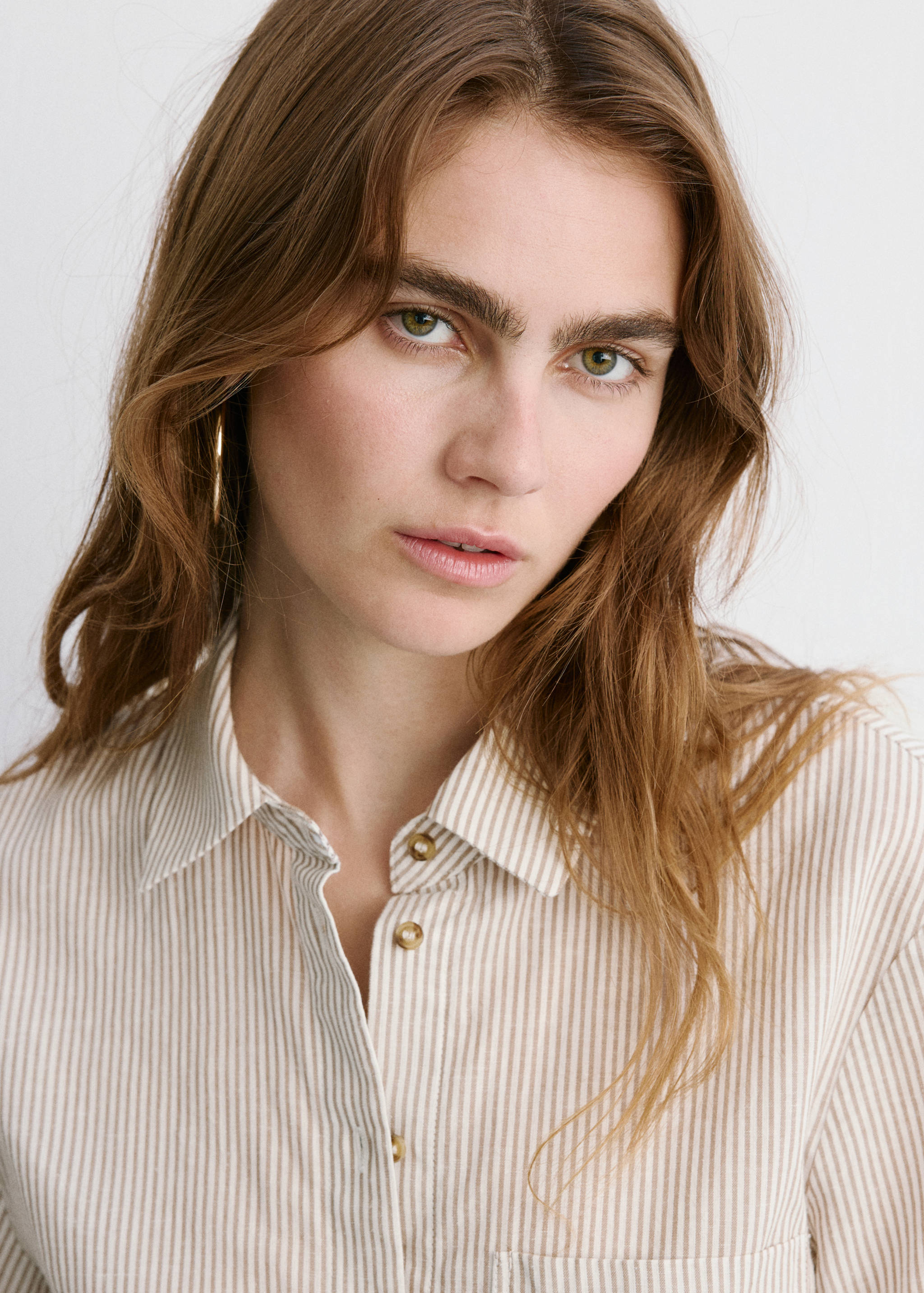 Short sleeve striped shirt - Details of the article 1