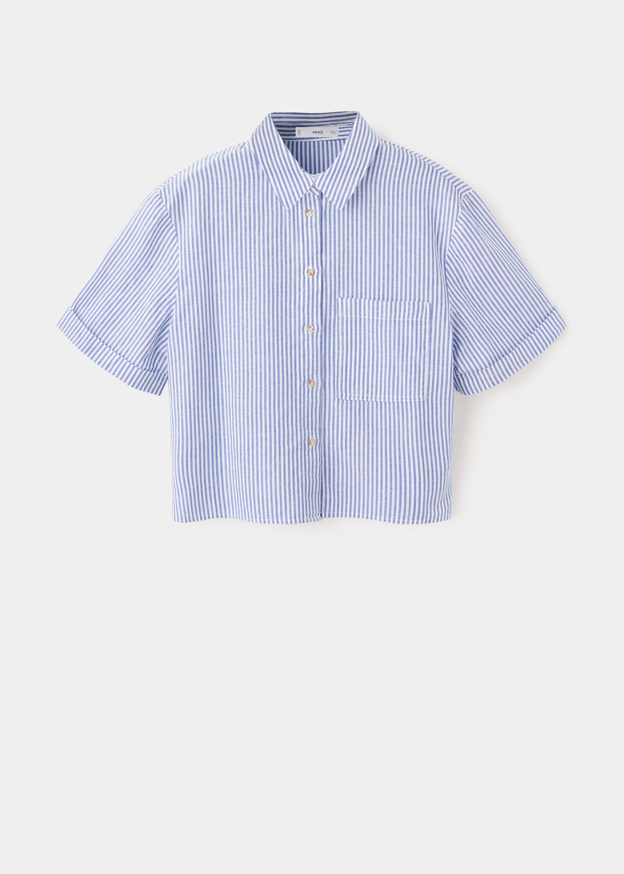 Short sleeve striped shirt - Article without model