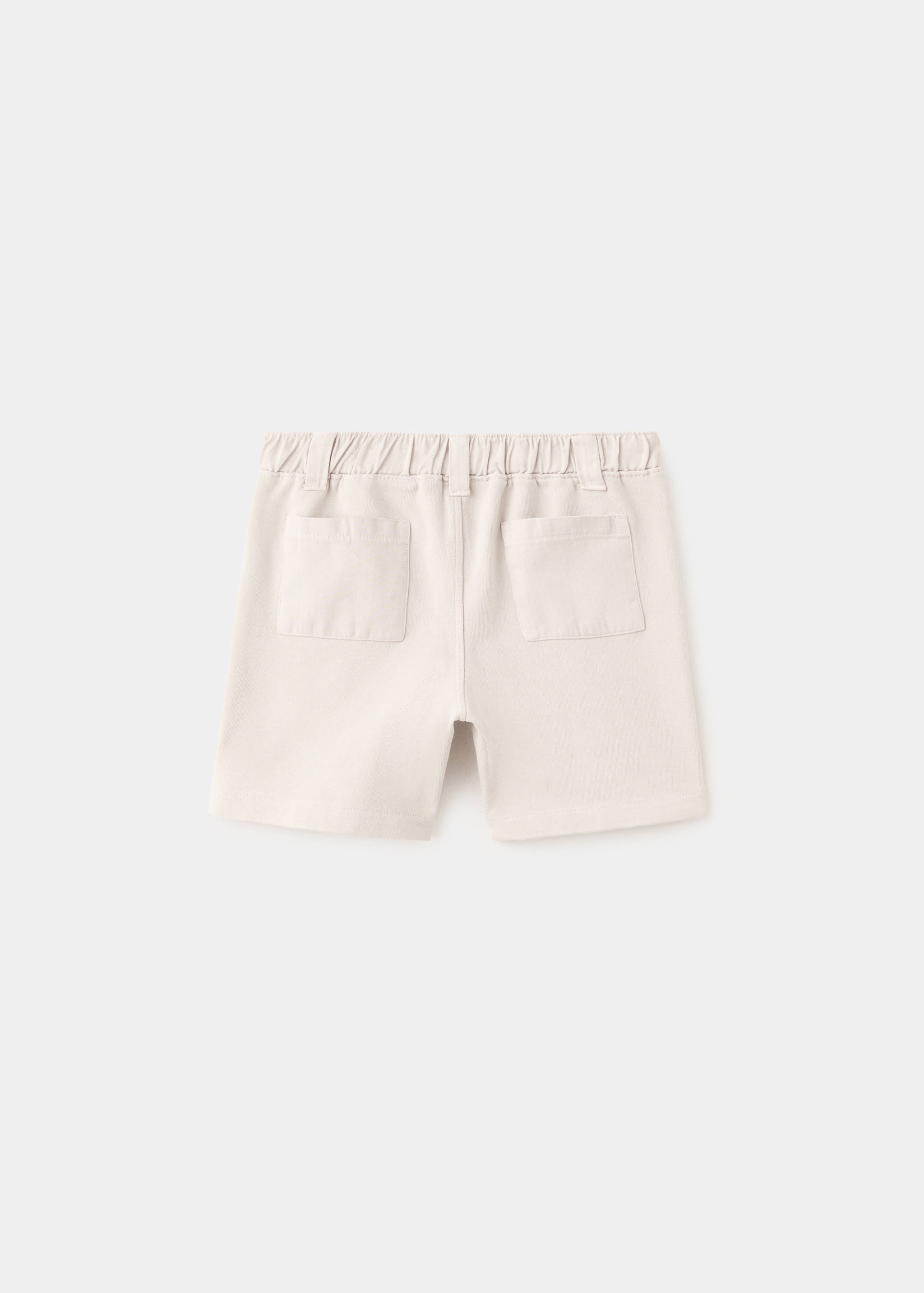 Pockets cotton Bermuda shorts - Reverse of the article