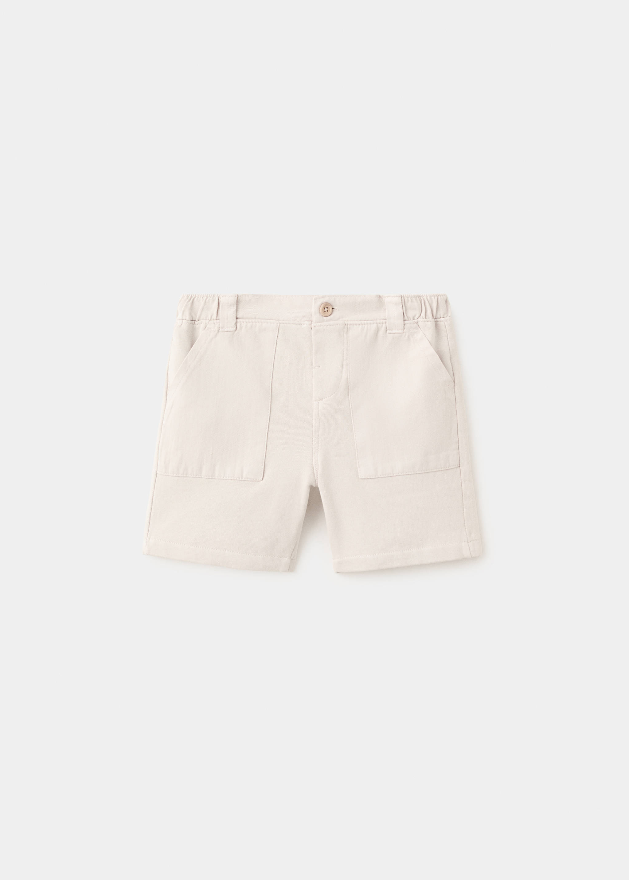 Pockets cotton Bermuda shorts - Article without model