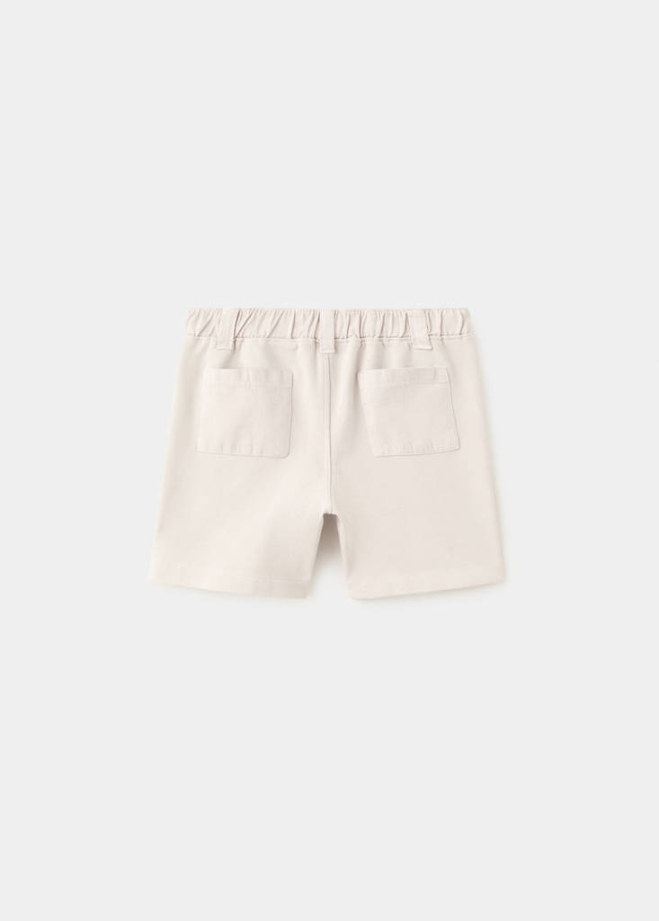 Pockets cotton Bermuda shorts — Light/Pastel Grey