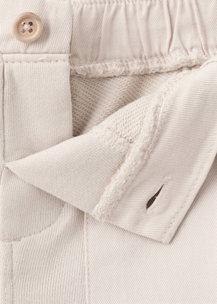 Pockets cotton Bermuda shorts — Light/Pastel Grey
