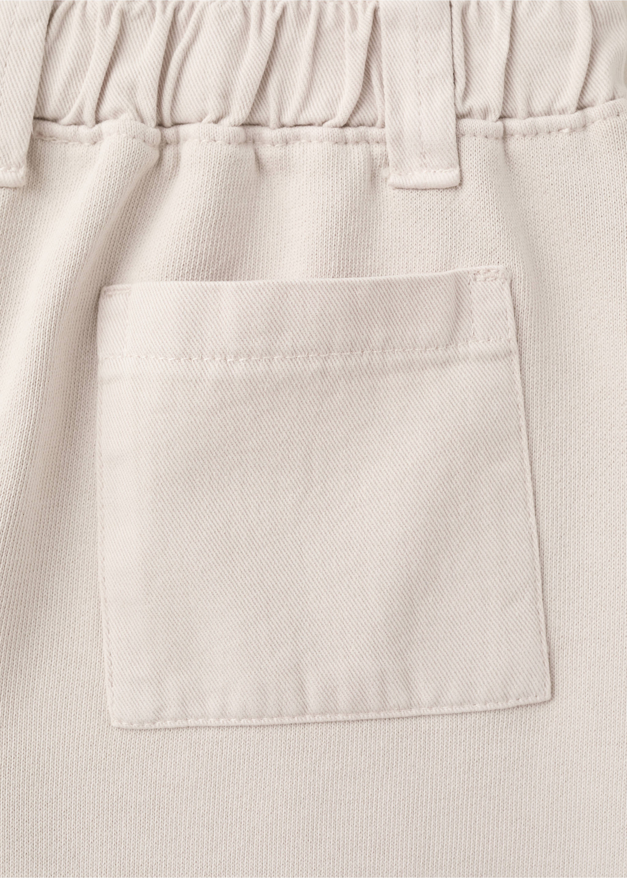 Pockets cotton Bermuda shorts - Details of the article 0, Light/Pastel Grey. Ref: 27078268-00.