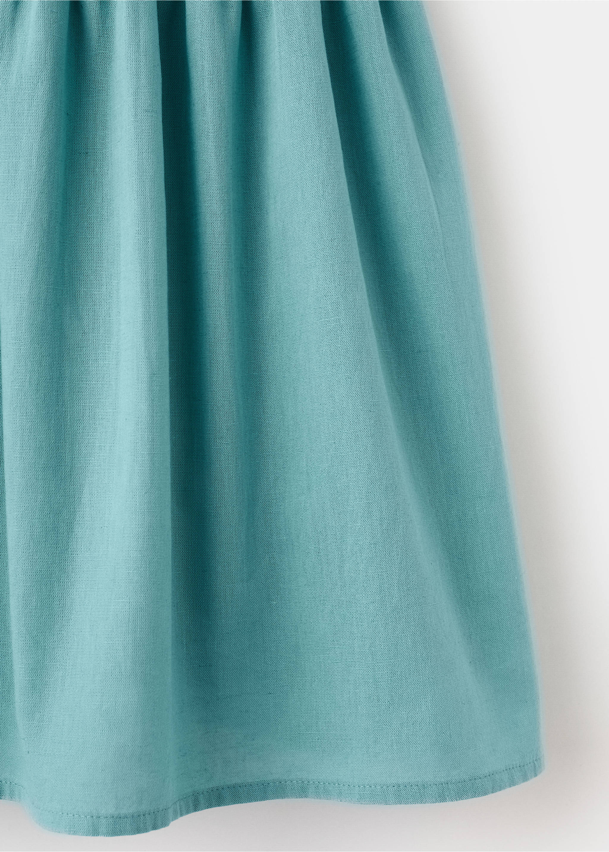 Crochet flower dress - Details of the article 0, Turquoise. Ref: 27078269-00.