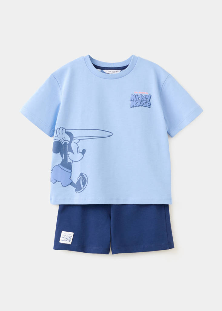 Mickey Mouse full pyjama set — Blue