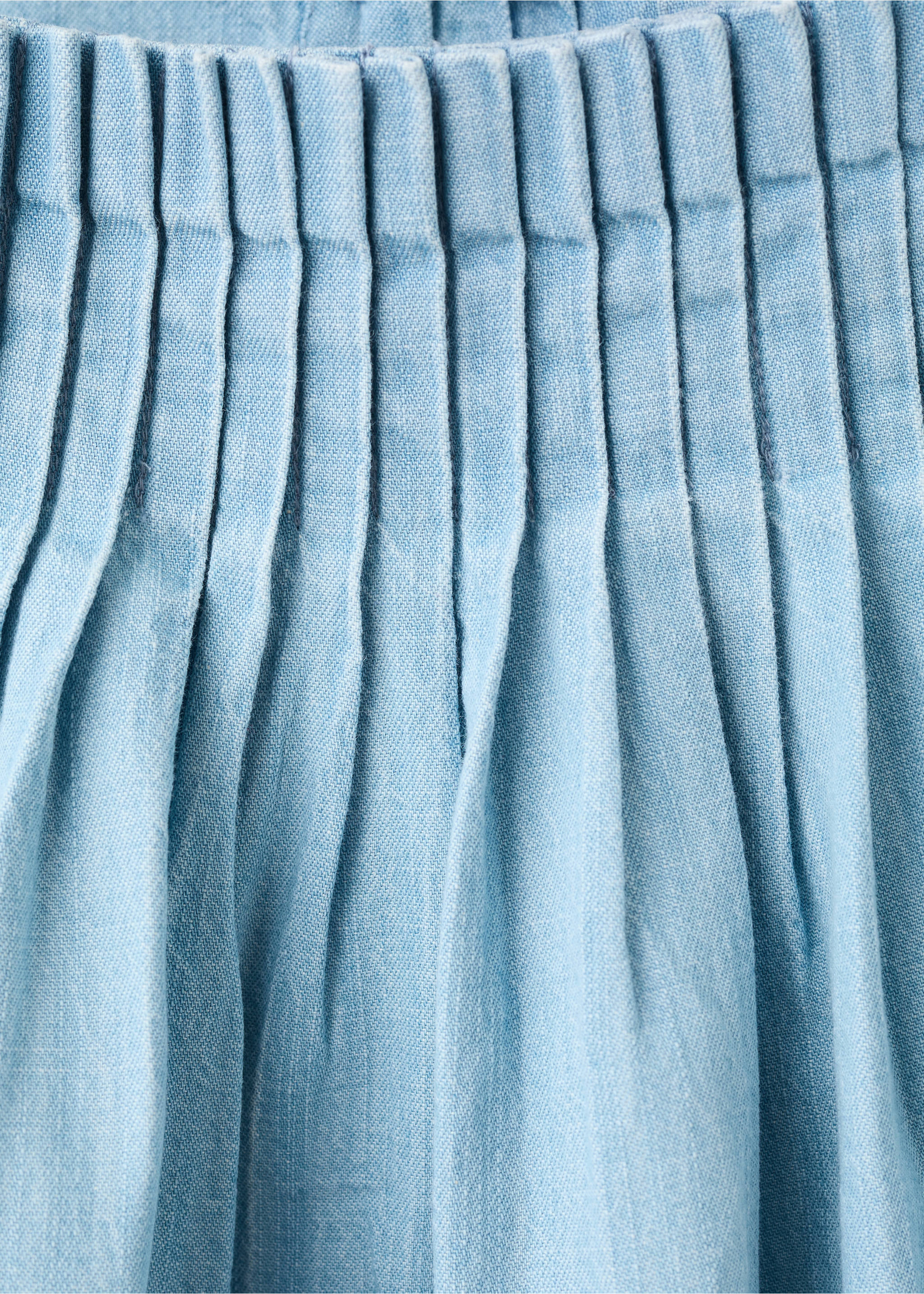 Robe courte en jean - Détail de l'article 8, Bleu clair. Ref: 27078273-00.