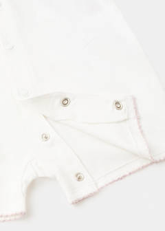 Cotton babydoll collar pyjama — Off White 6