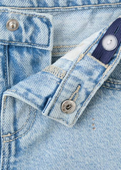 Strass denim shorts — Light Blue 8