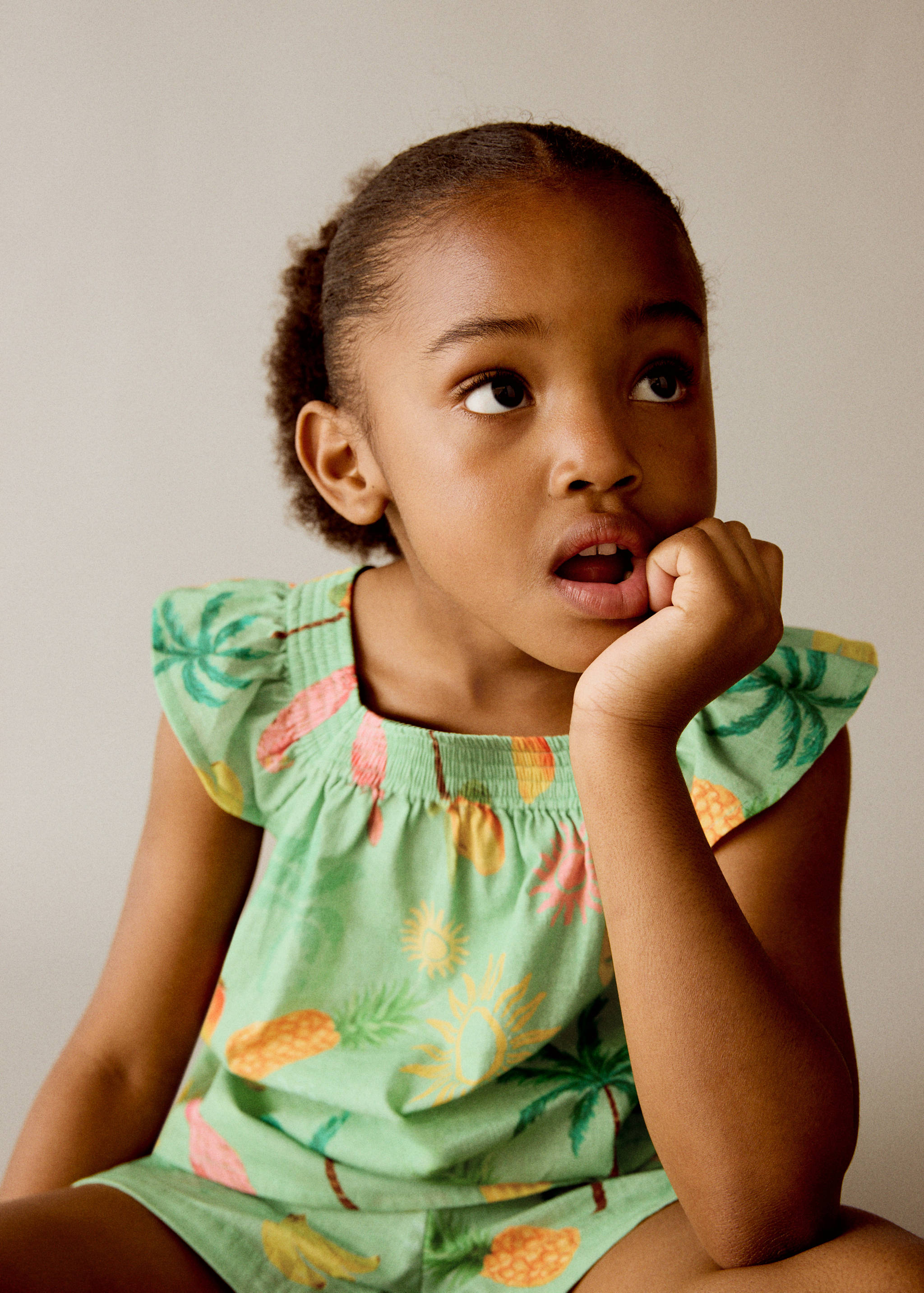 Blouse en imprimé tropical - Détail de l'article 1