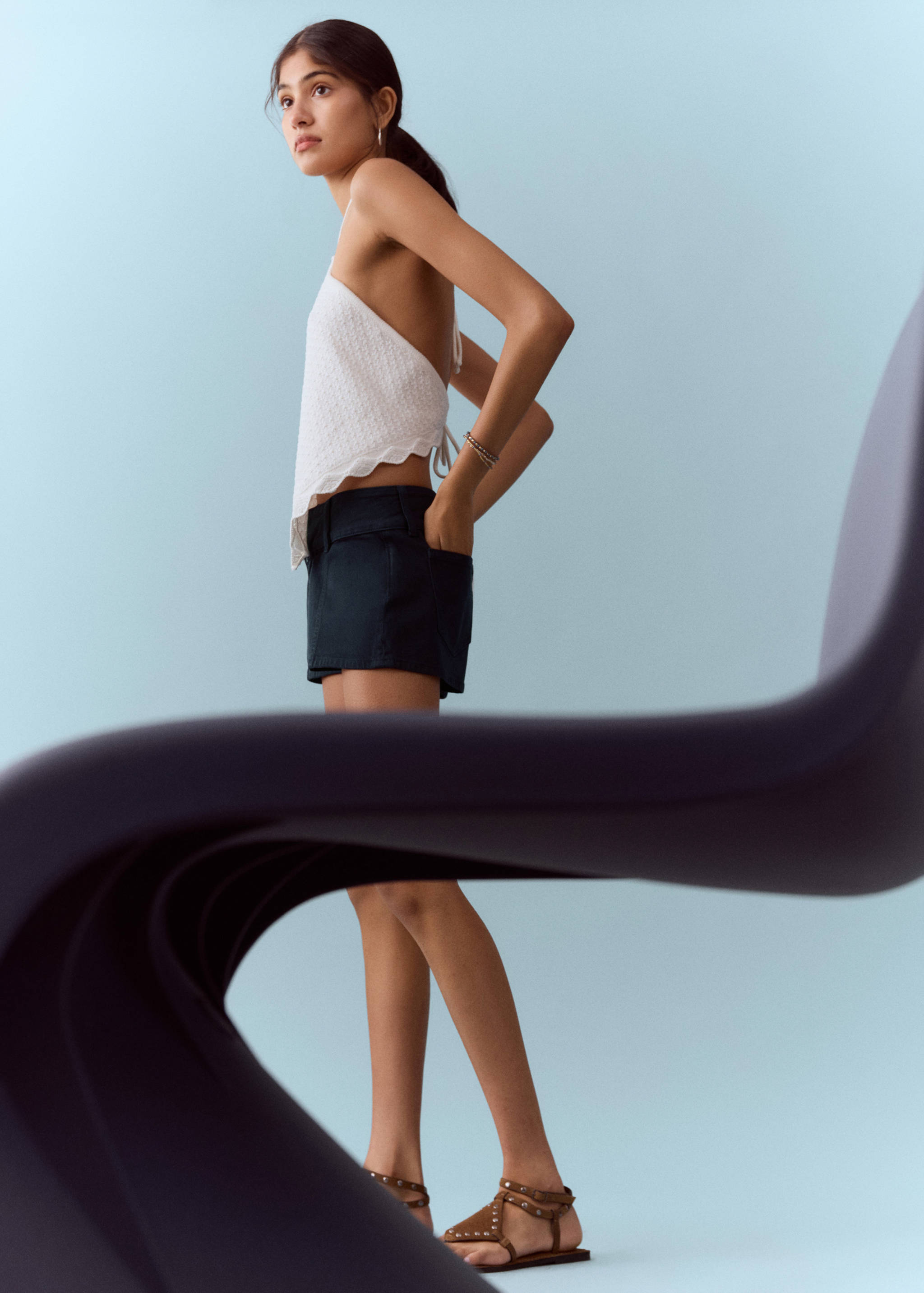 Mini shorts low waist - Detalle del artículo 2