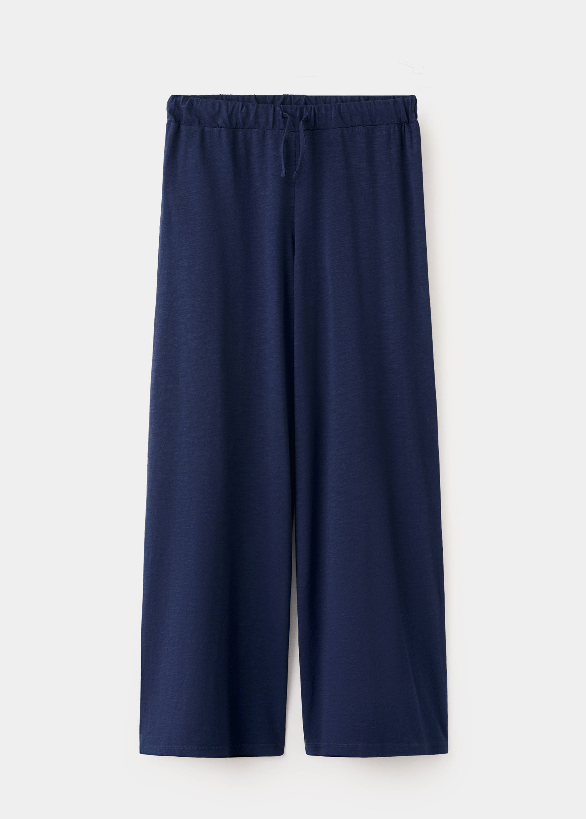 100% straight-fit cotton trousers - Article without model