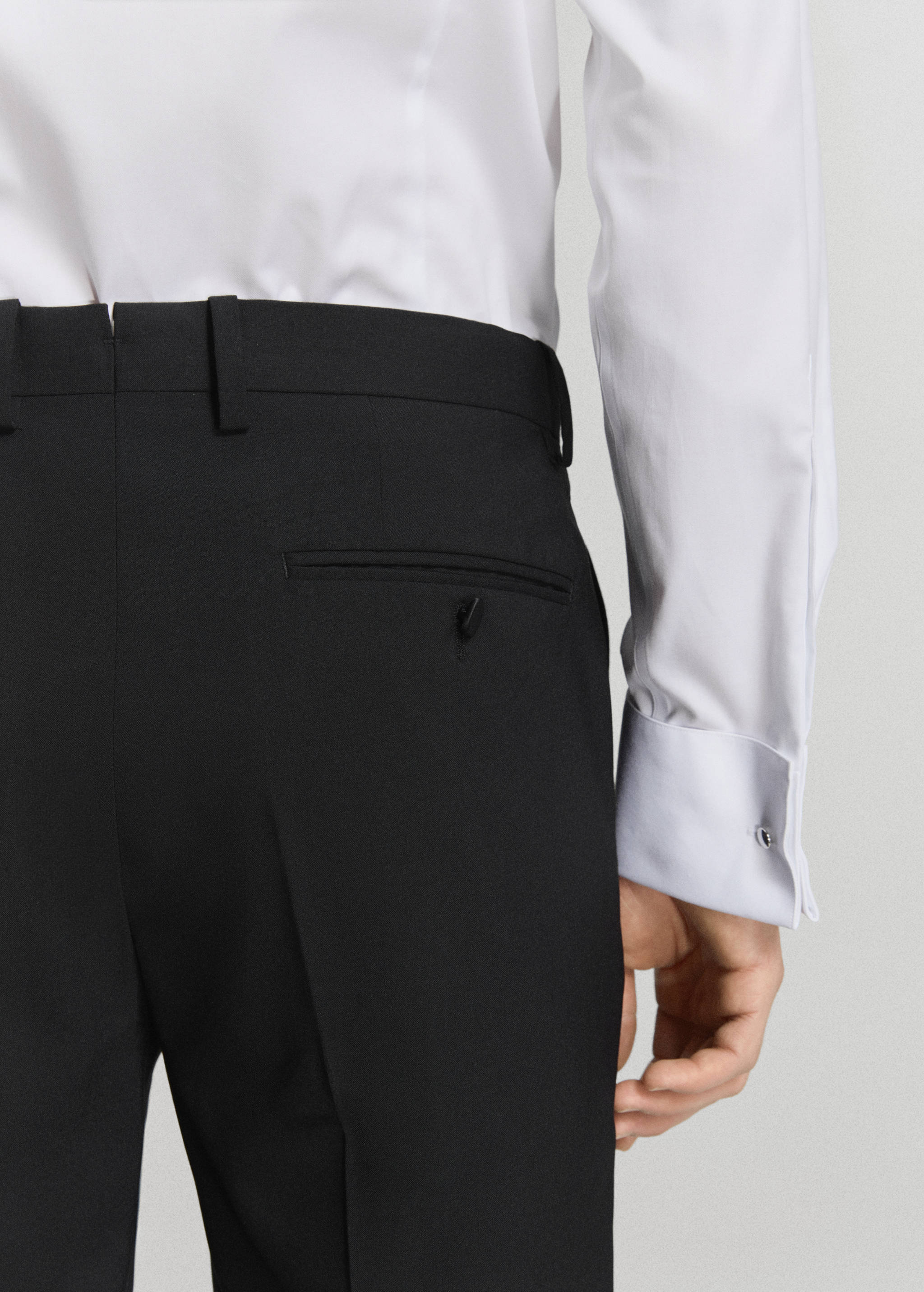 Pantalón traje smoking slim fit - Detalle del artículo 6