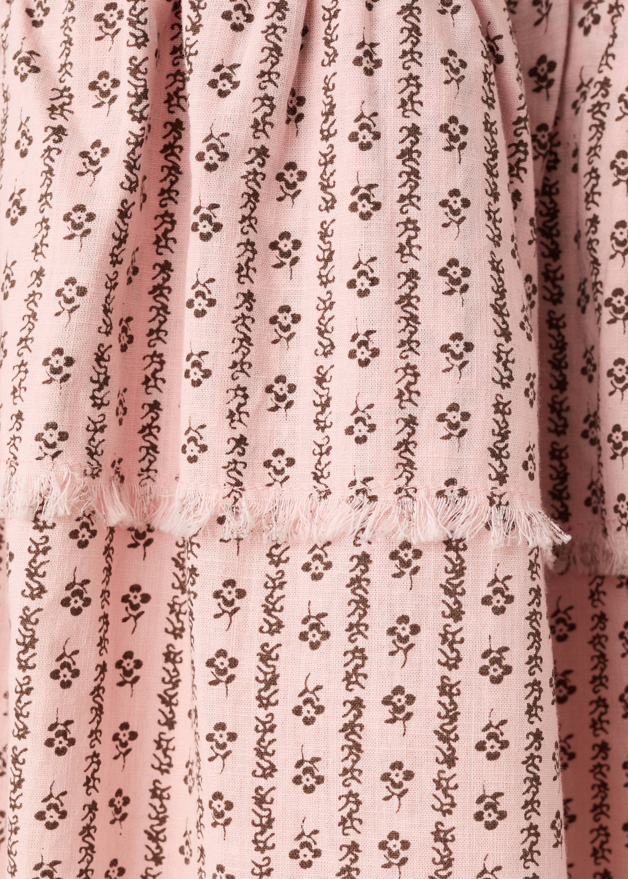 Юбка с принтом и воланами - Деталь изделия 0