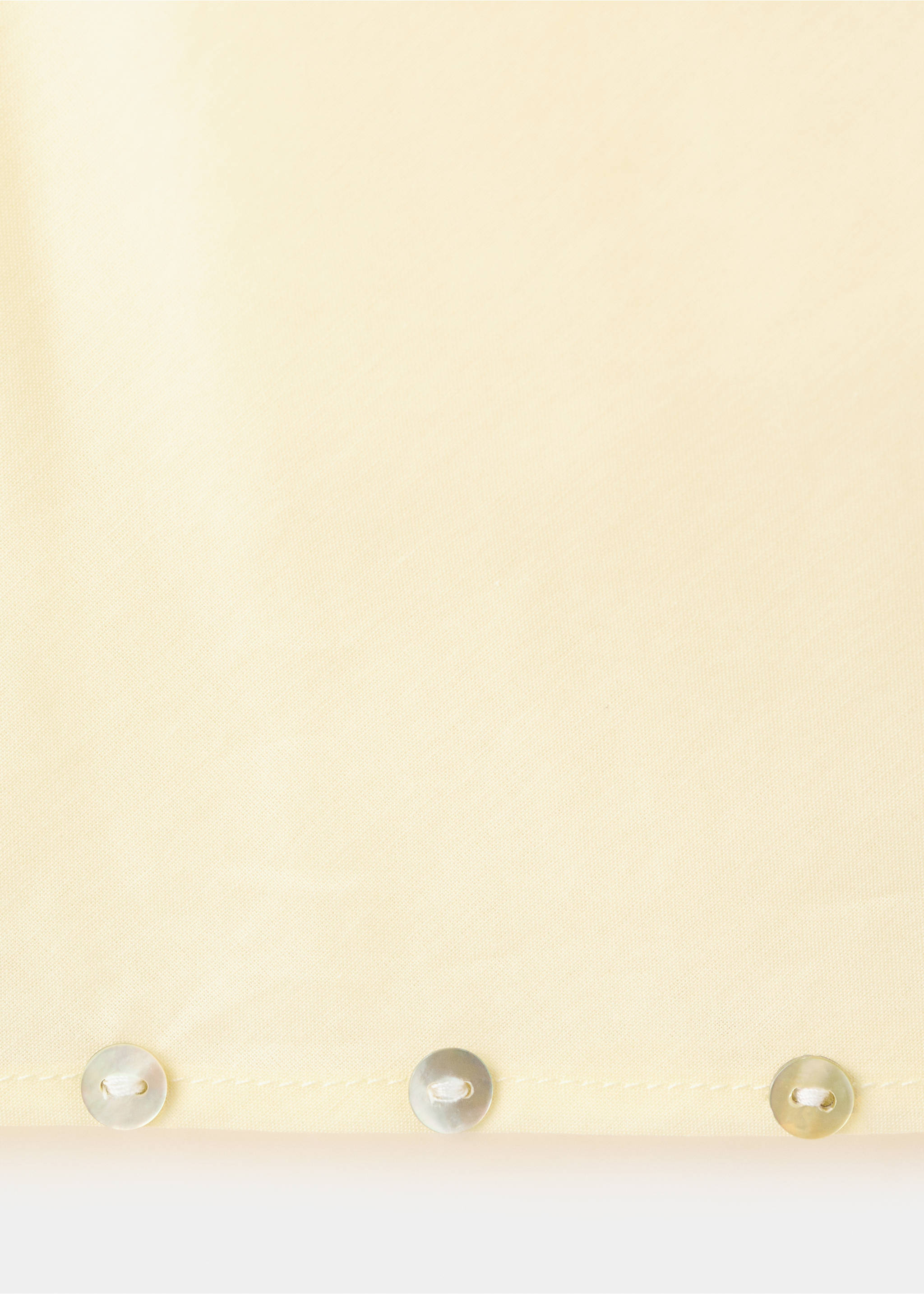 Halter neck button top - Details of the article 0, Pastel Yellow. Ref: 27078656-00.