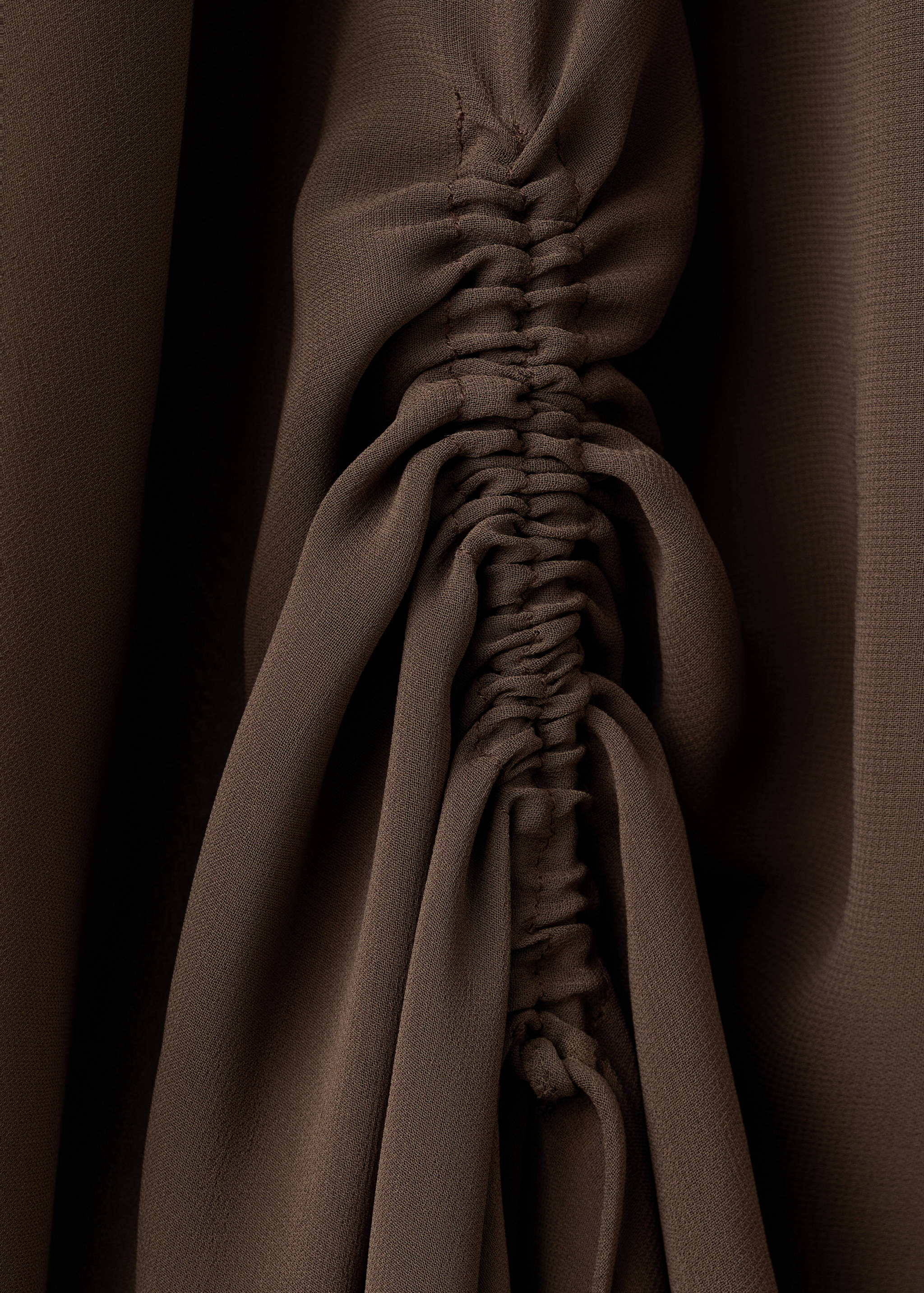 Side ruched caftan - Details of the article 8