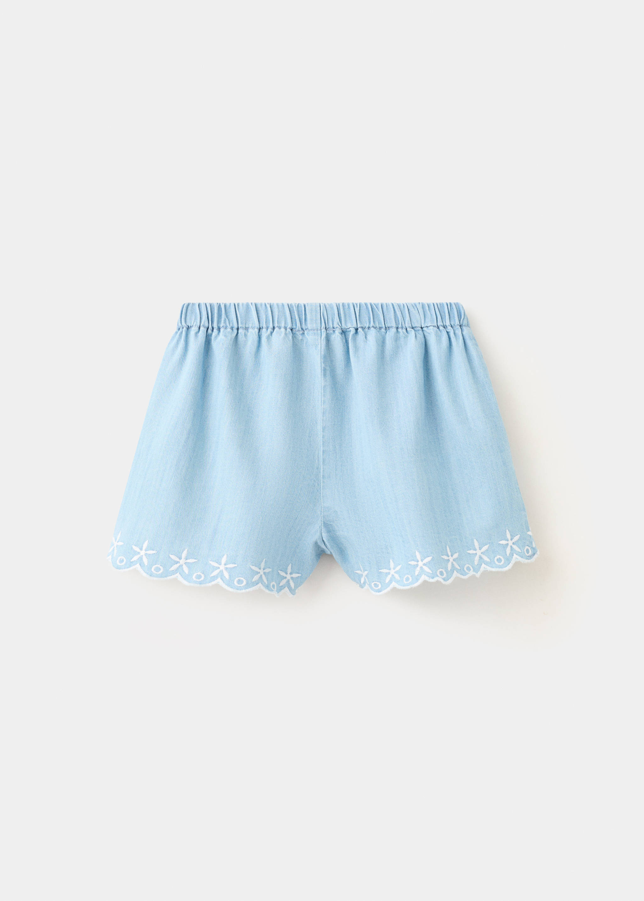Embroidered star shorts - Reverse of the article