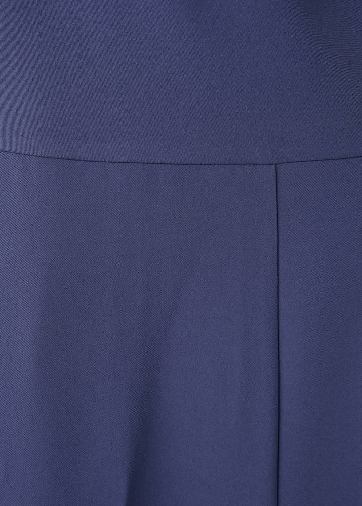 Long jumpsuit with knot — Ink Blue
