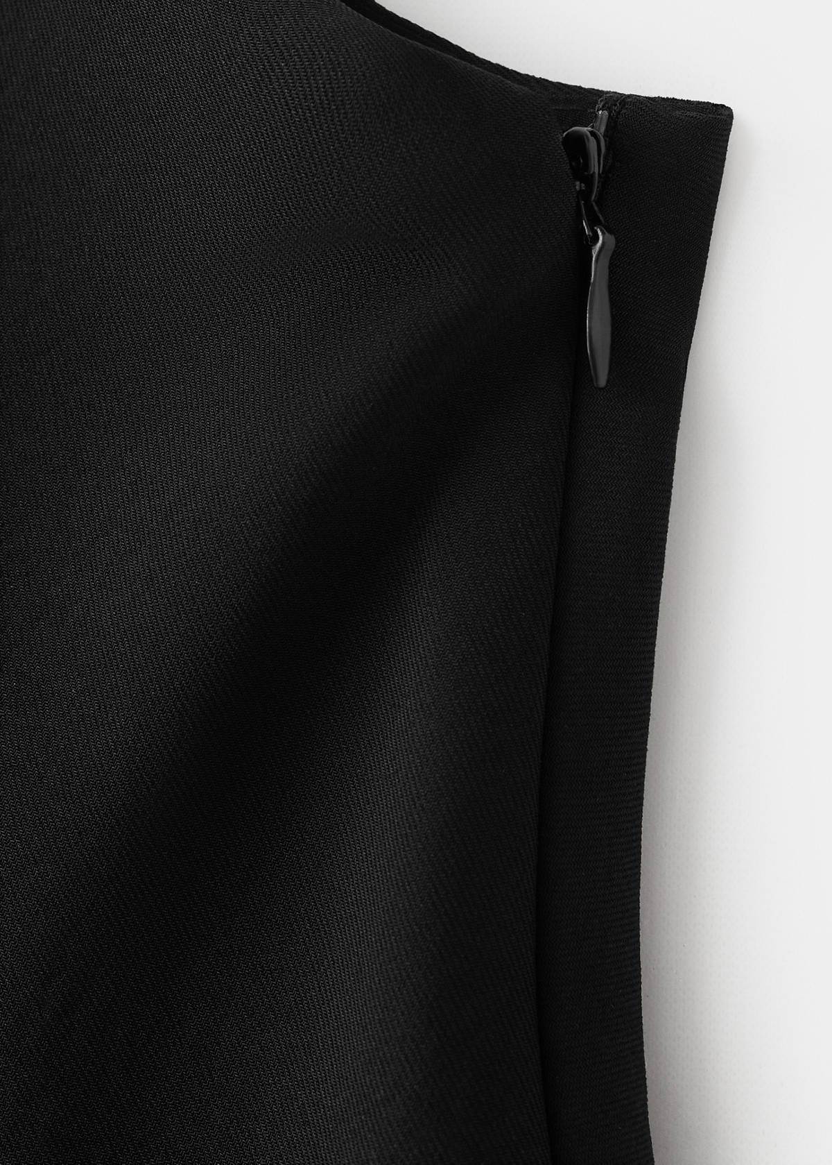Long jumpsuit with knot — Black