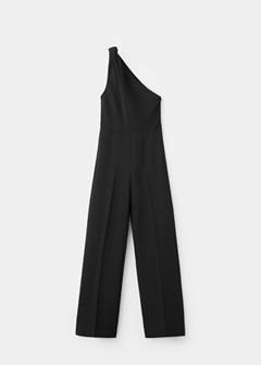 Long jumpsuit with knot — Black 5