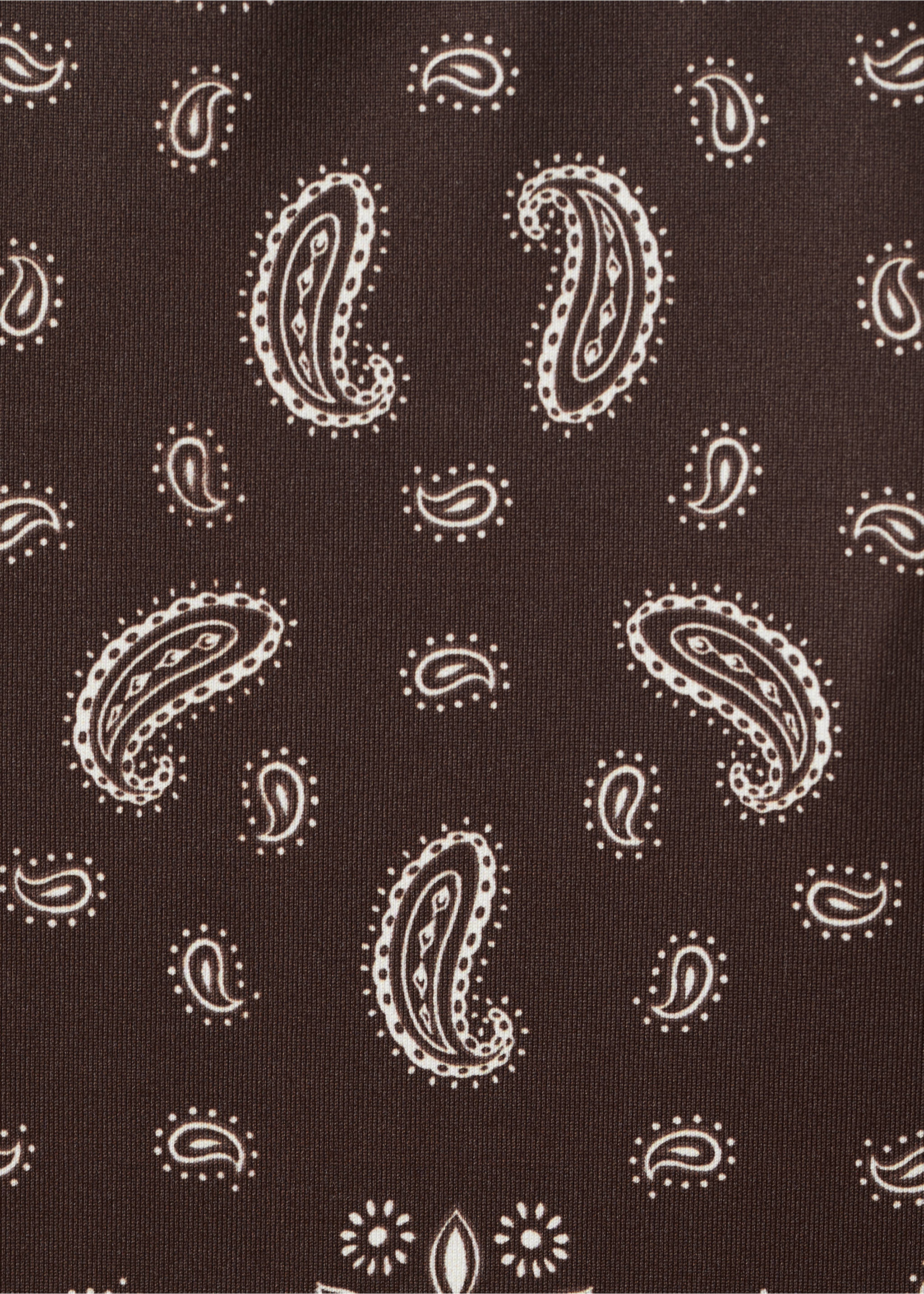 Printed strap swimsuit - Details of the article 0, Brown. Ref: 27078662-00.