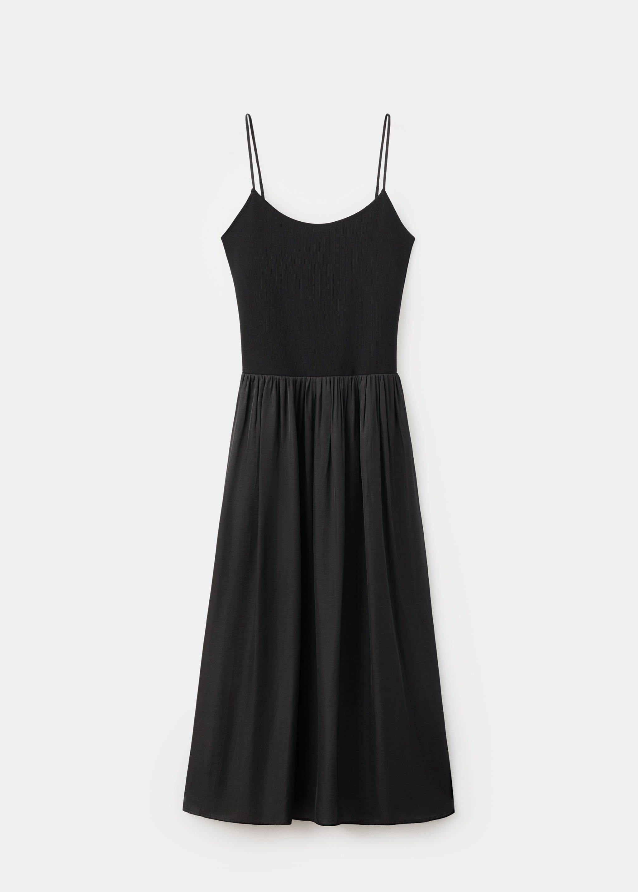 Knitted dress with a cross-back - Article without model