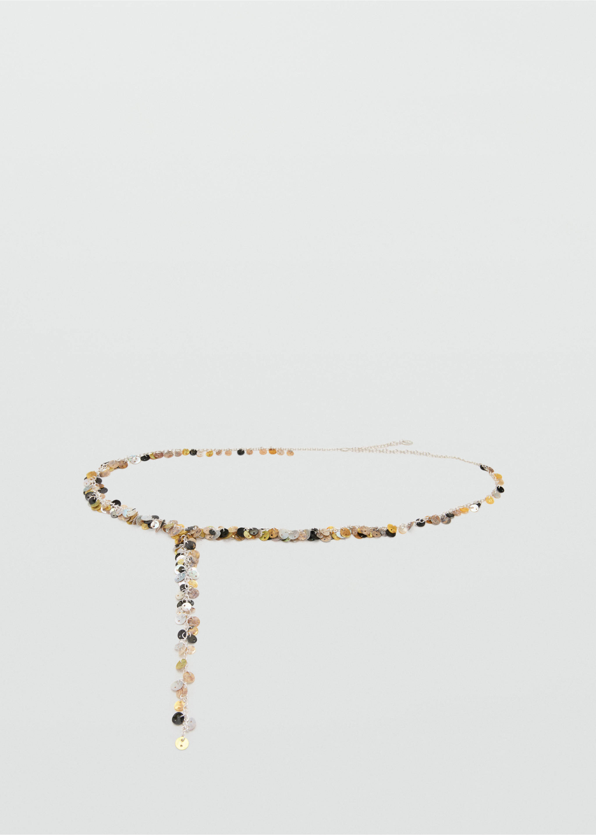 Cinturón cadena botones - Artículo sin modelo, Plata. Ref: 27079058-00.