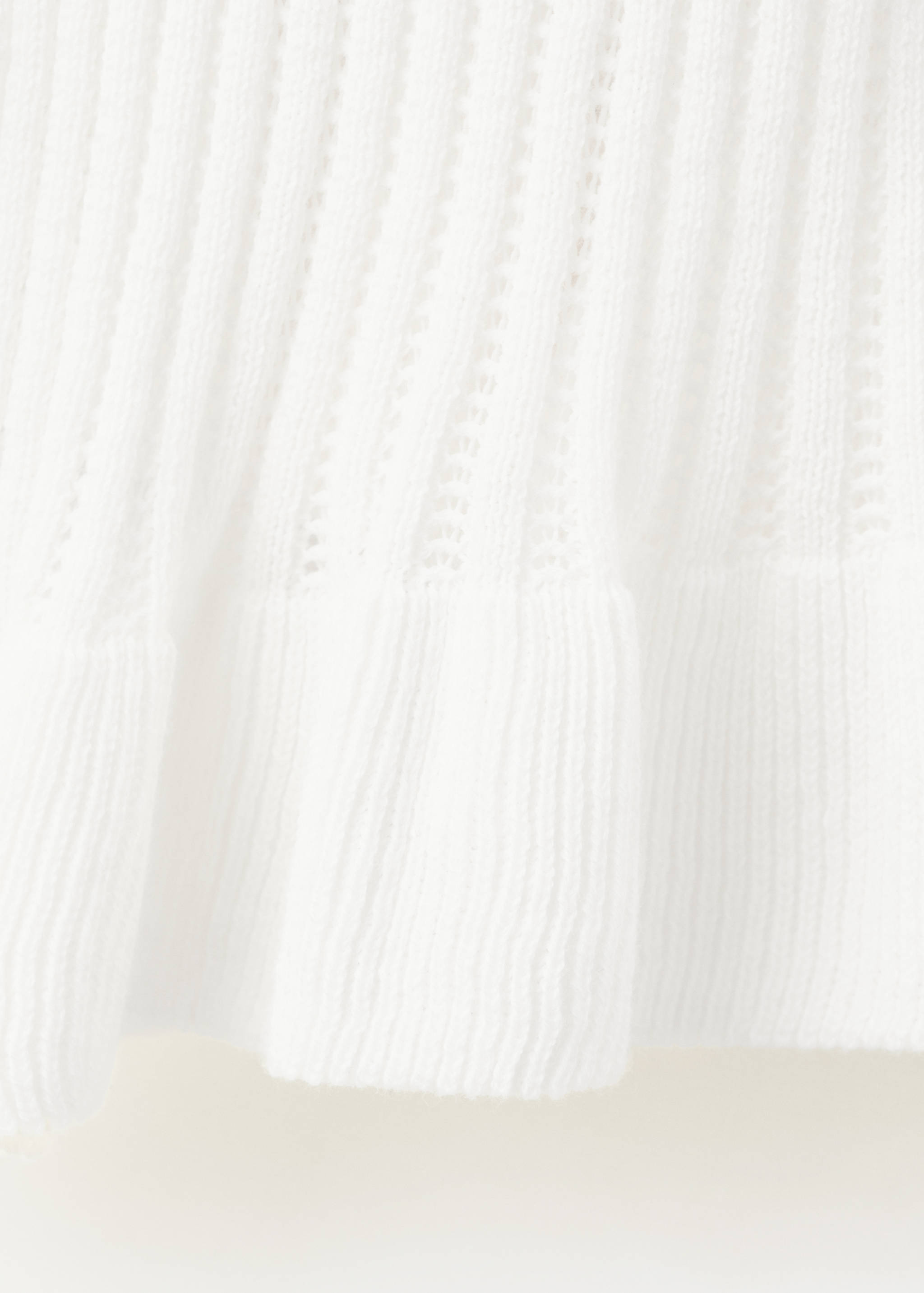 Knitted cardigan with ties - Details of the article 0