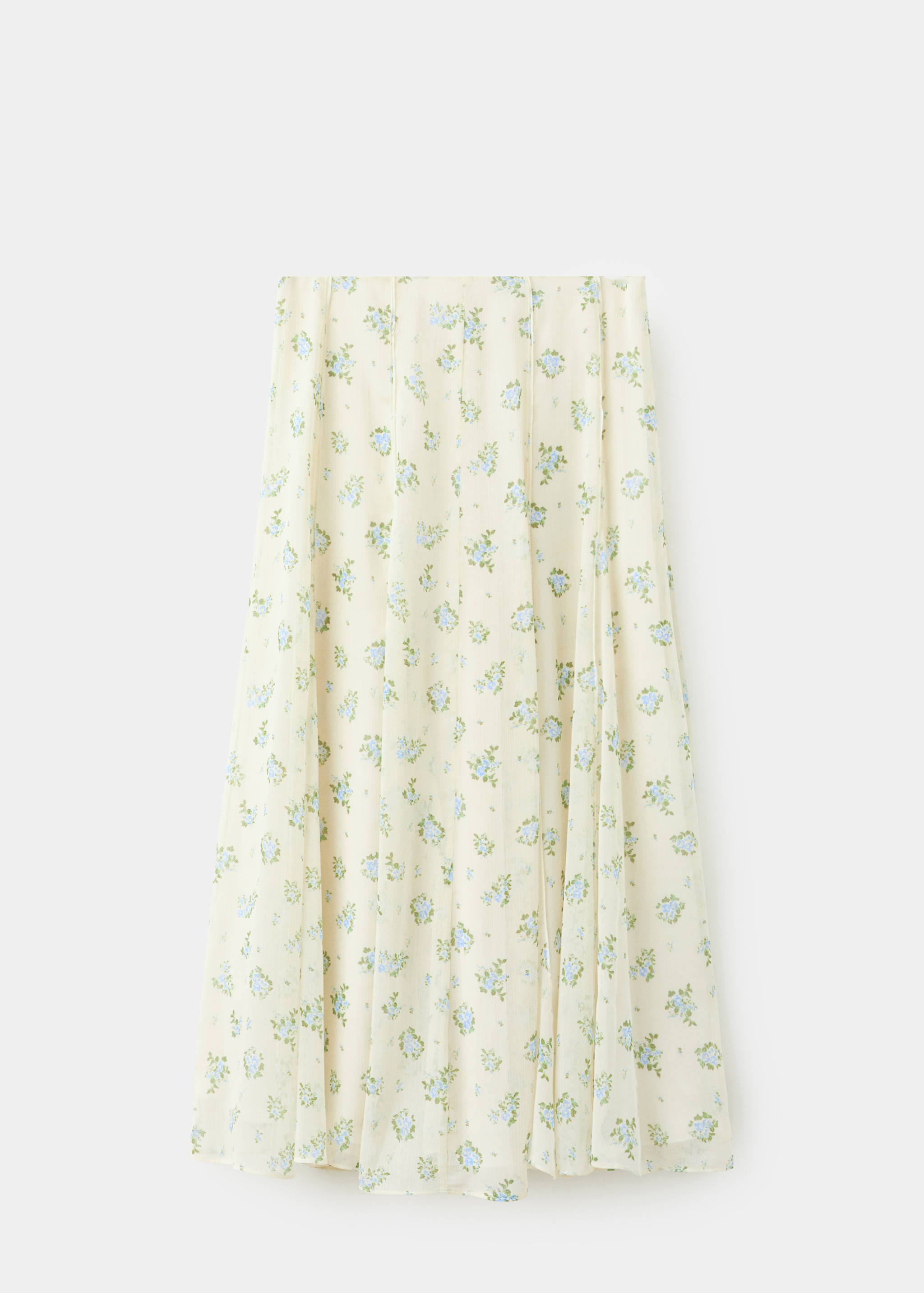 Floral godet skirt - Article without model