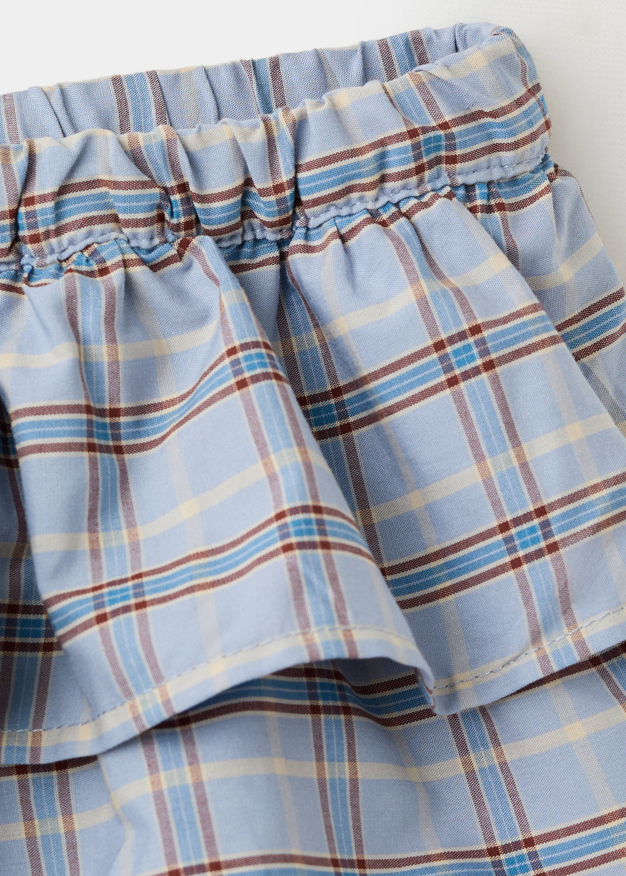 Mini shorts volantes cuadros - Detalle del artículo 8