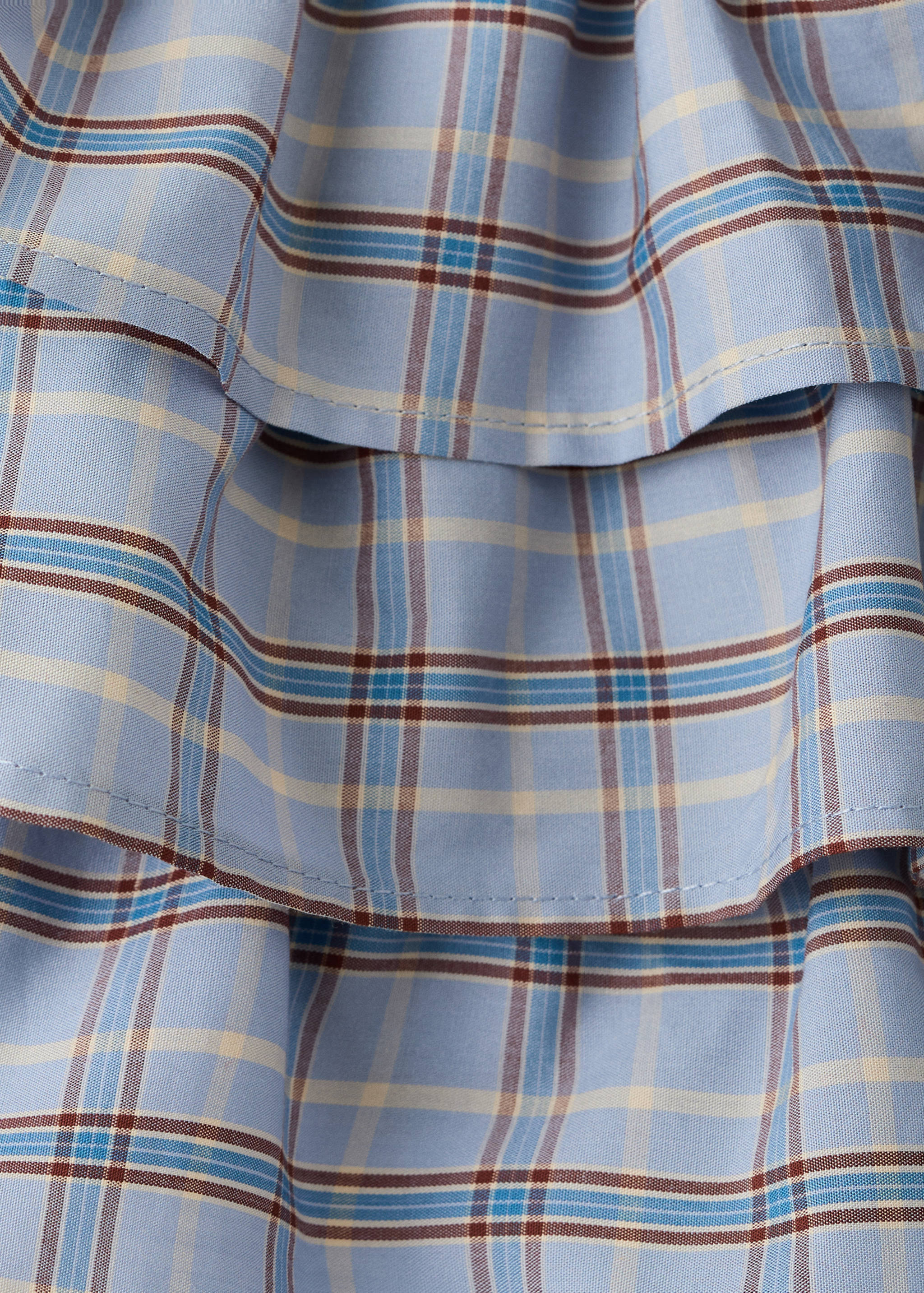 Mini short à volants à rayures - Détail de l'article 0