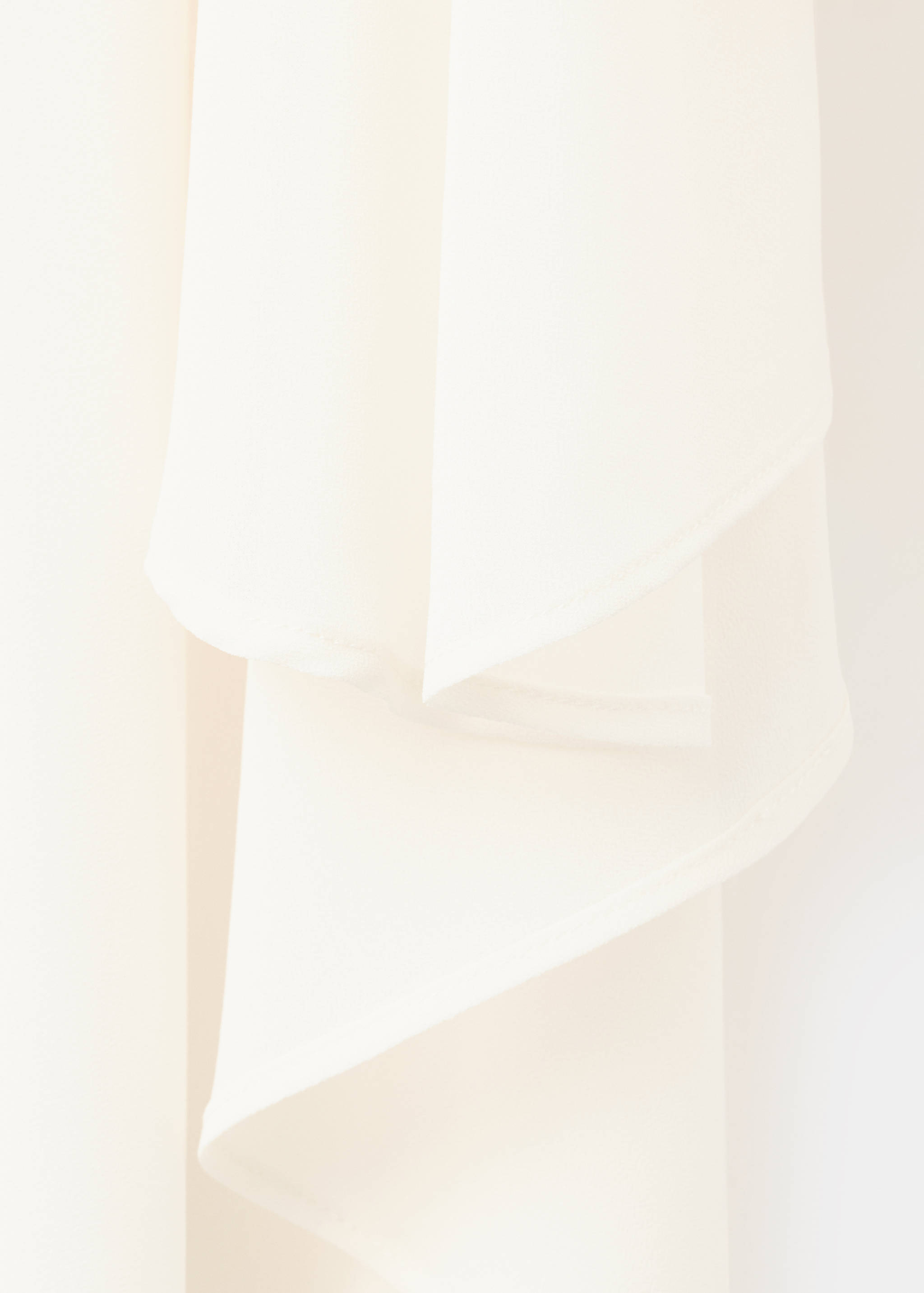 Asymmetric high-neck cape - Details of the article 0