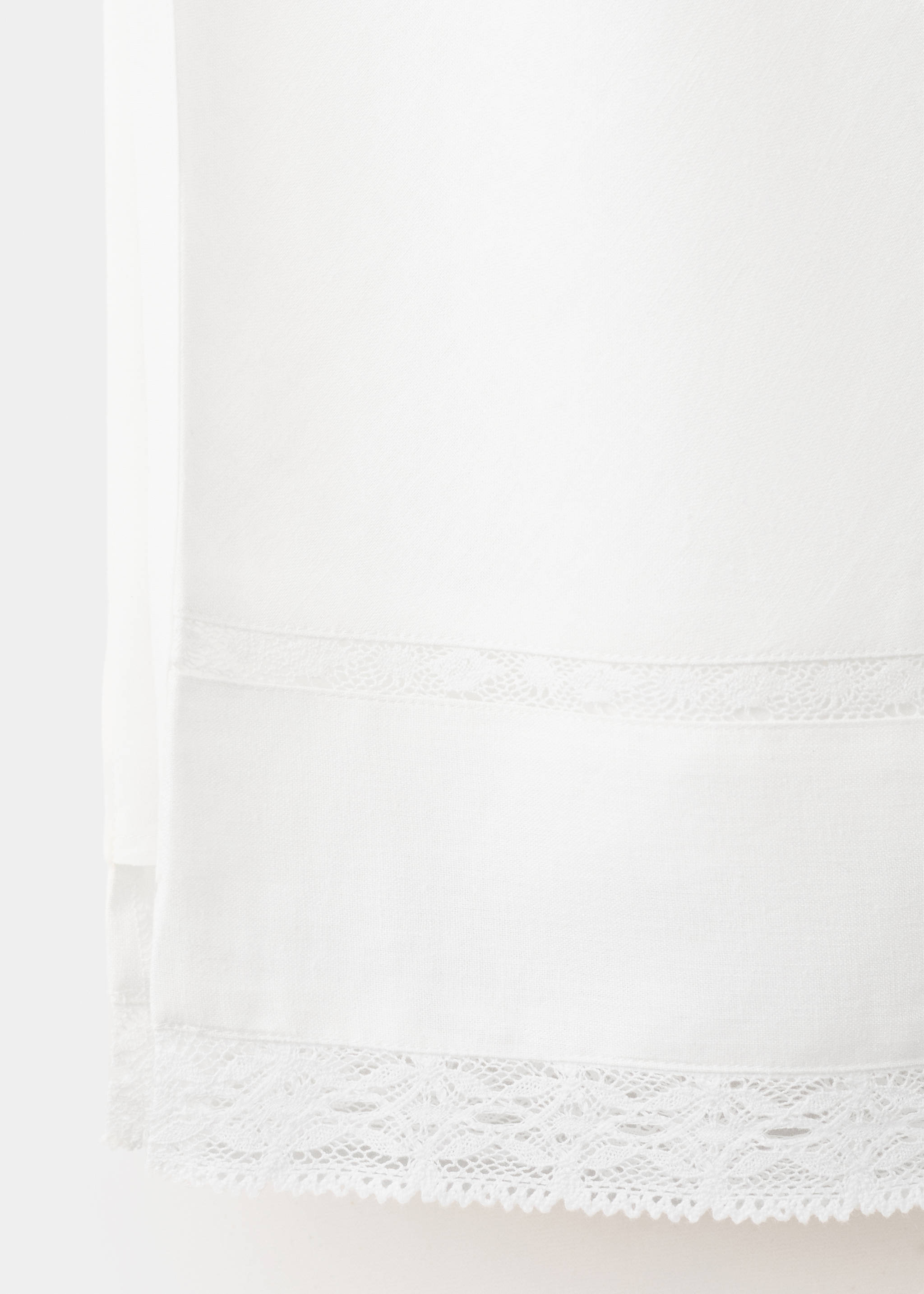 Linen skirt with lace details - Details of the article 8