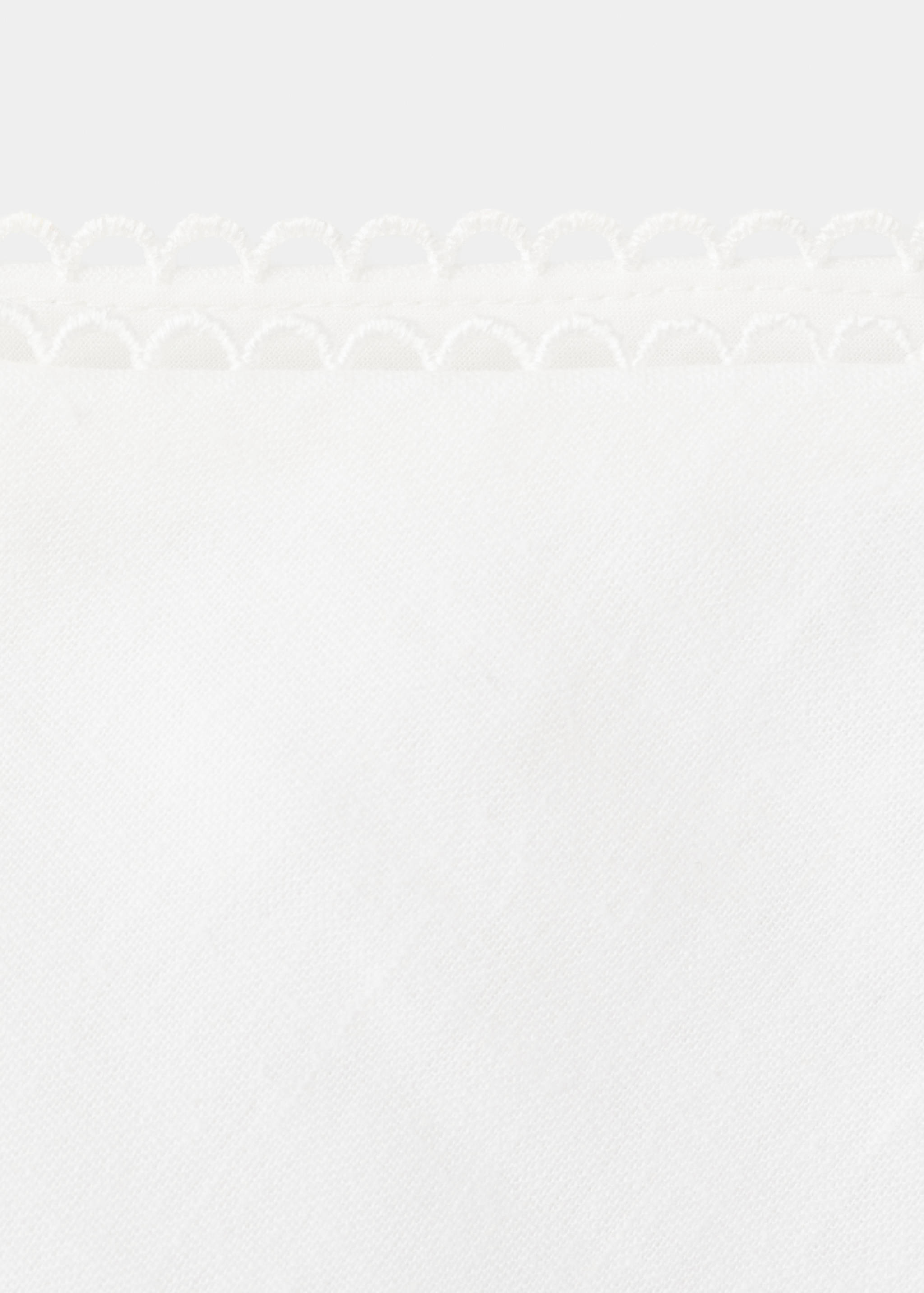 Linen skirt with lace details - Details of the article 0