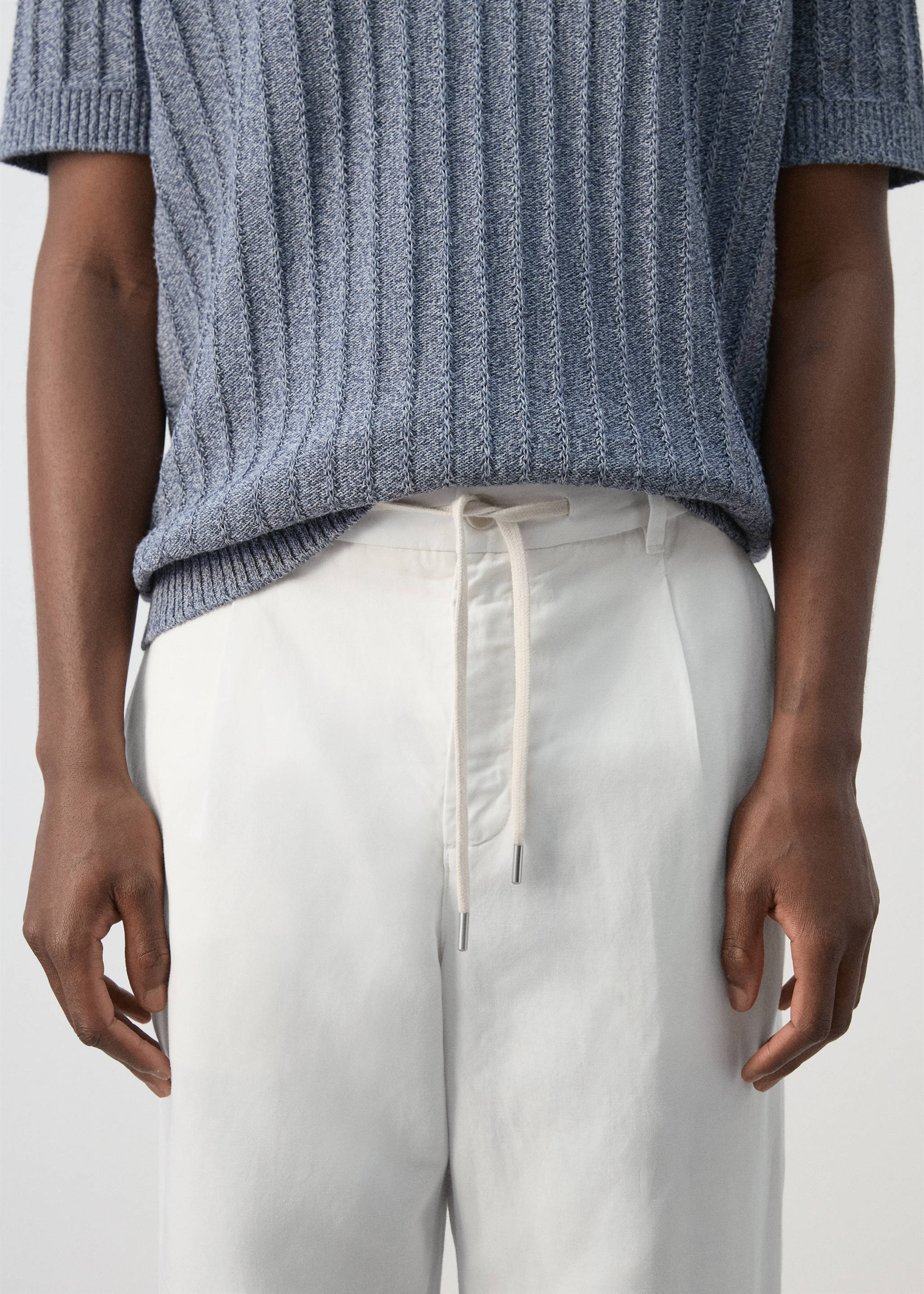 Pantalón lyocell lino regular fit - Detalle del artículo 1