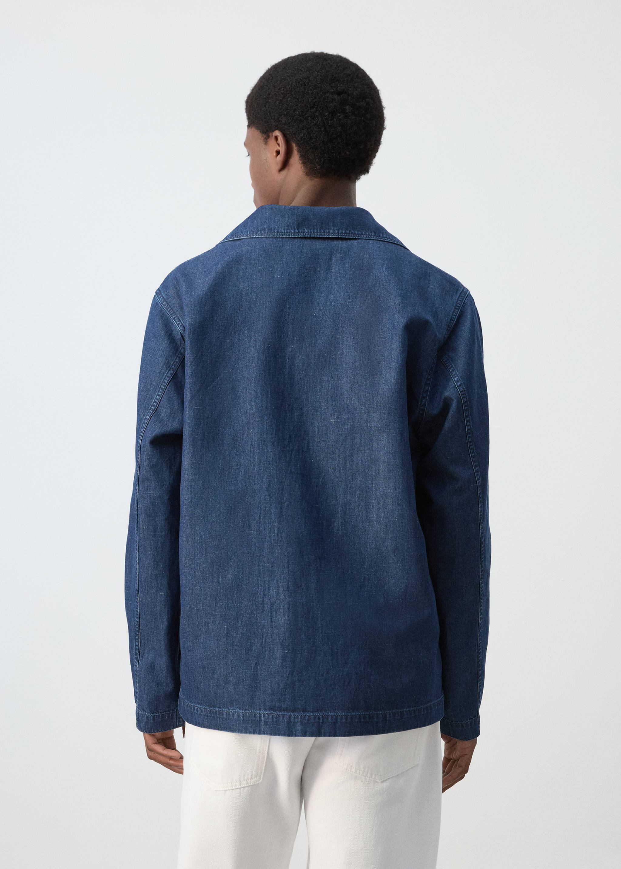 Chemise jean poches - Verso de l’article