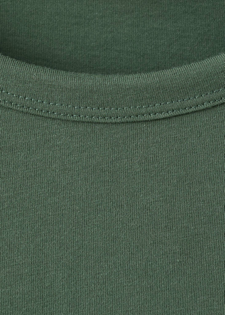 Short-sleeved cotton t-shirt — Green