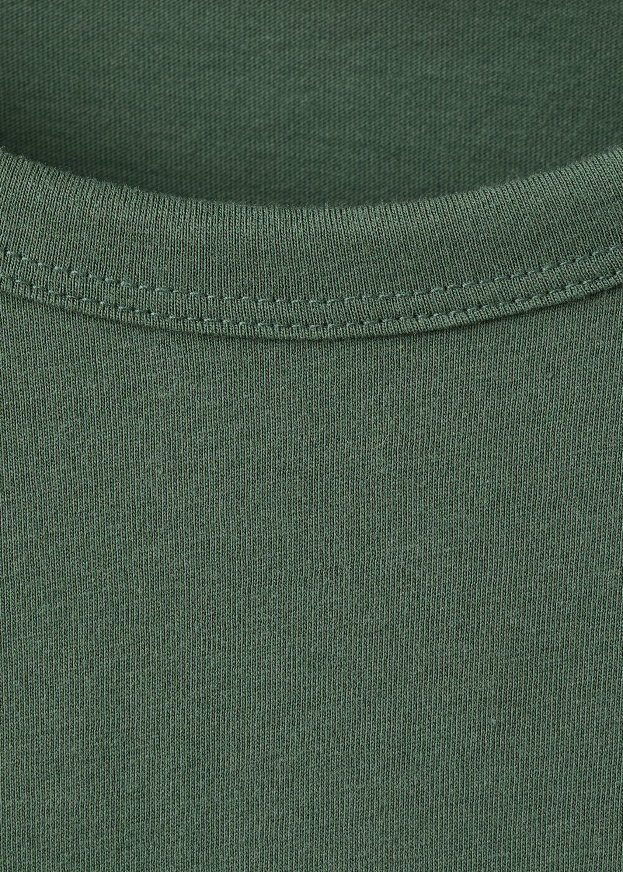 Short-sleeved cotton t-shirt - Details of the article 8